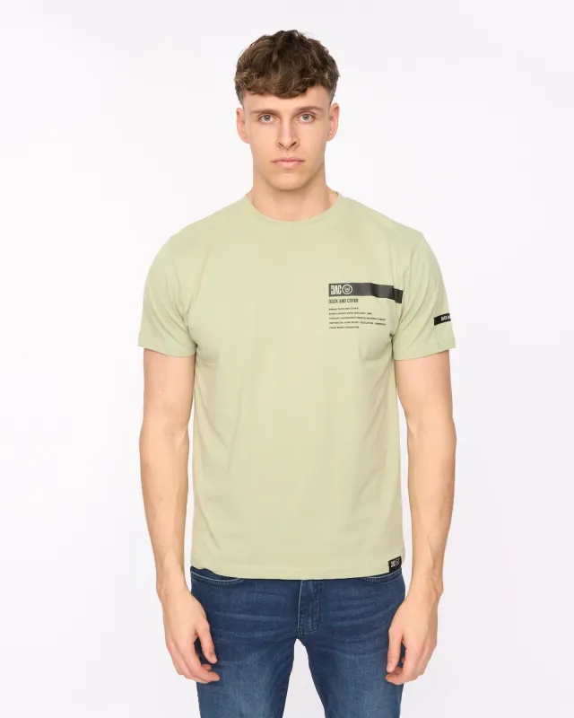 Tatick T-Shirt Light Olive made by Duck and Cover