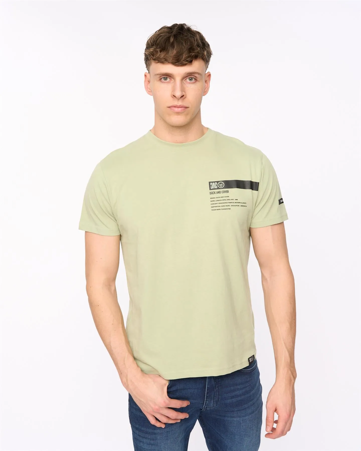 Tatick T-Shirt Light Olive sold by Duck and Cover product image thumbnail 5