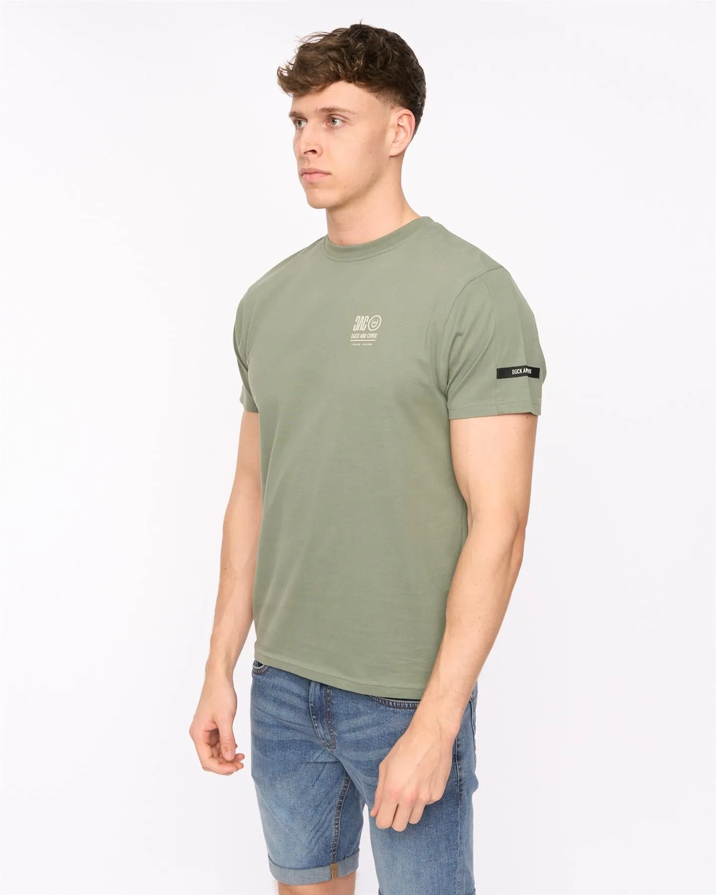 Lynnfold T-Shirt Olive sold by Duck and Cover product image thumbnail 2
