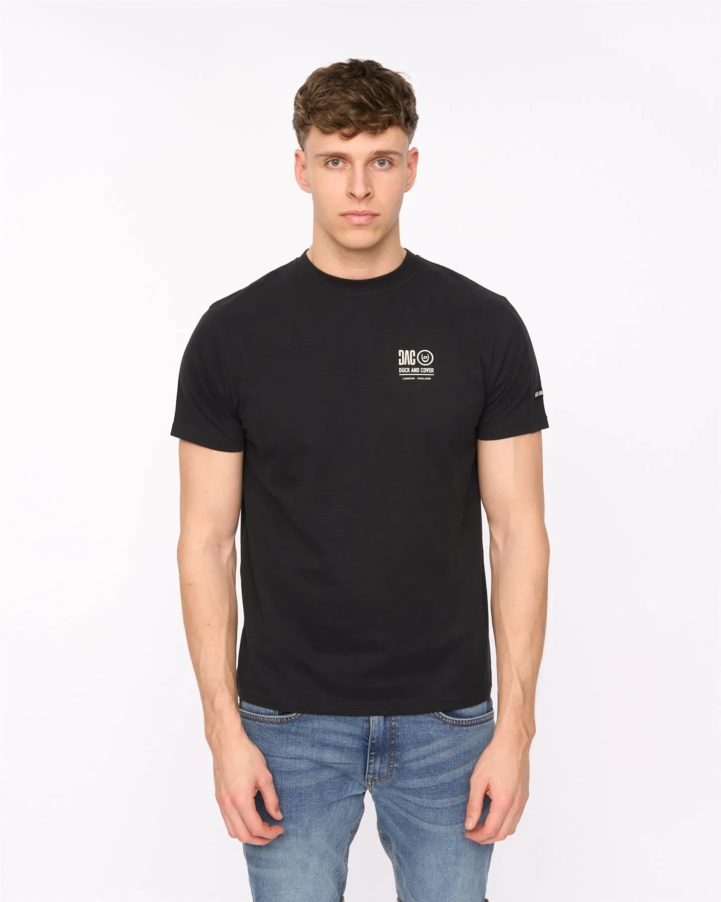 Lynnfold T-Shirt Black sold by Duck and Cover