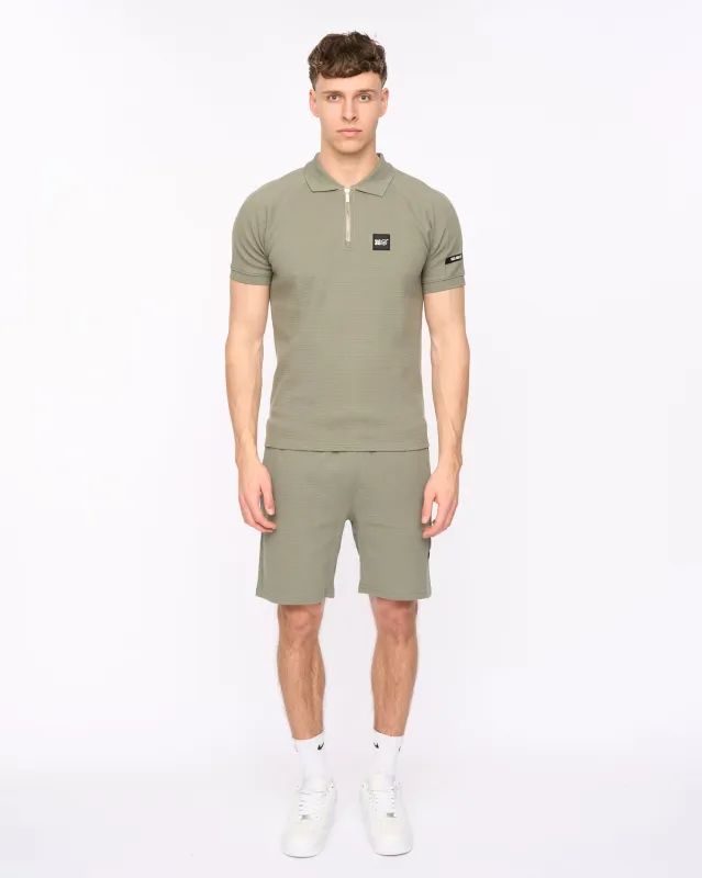 Topfield Polo & Short Olive made by Duck and Cover