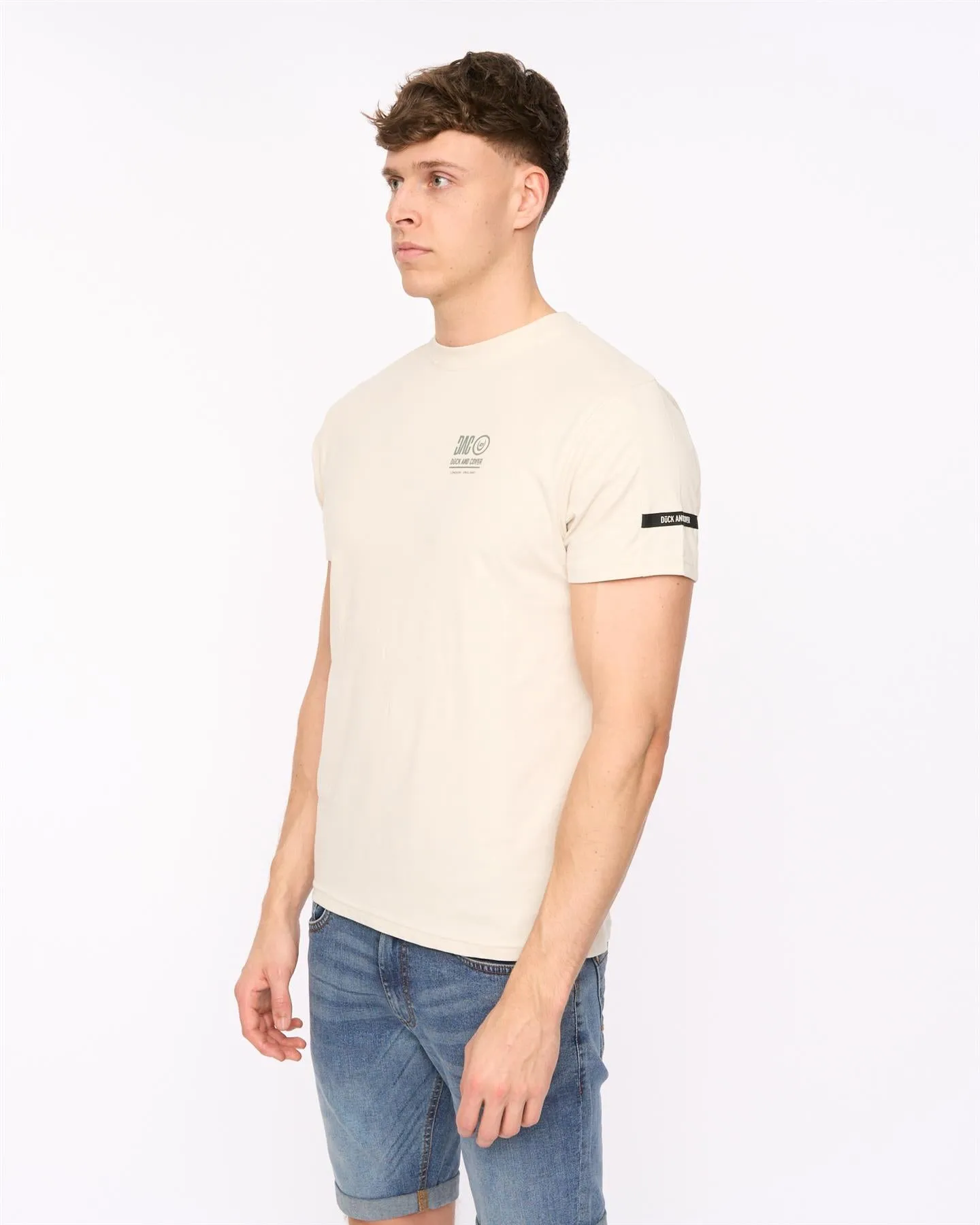 Lynnfold T-Shirt Light Stone sold by Duck and Cover product image thumbnail 4