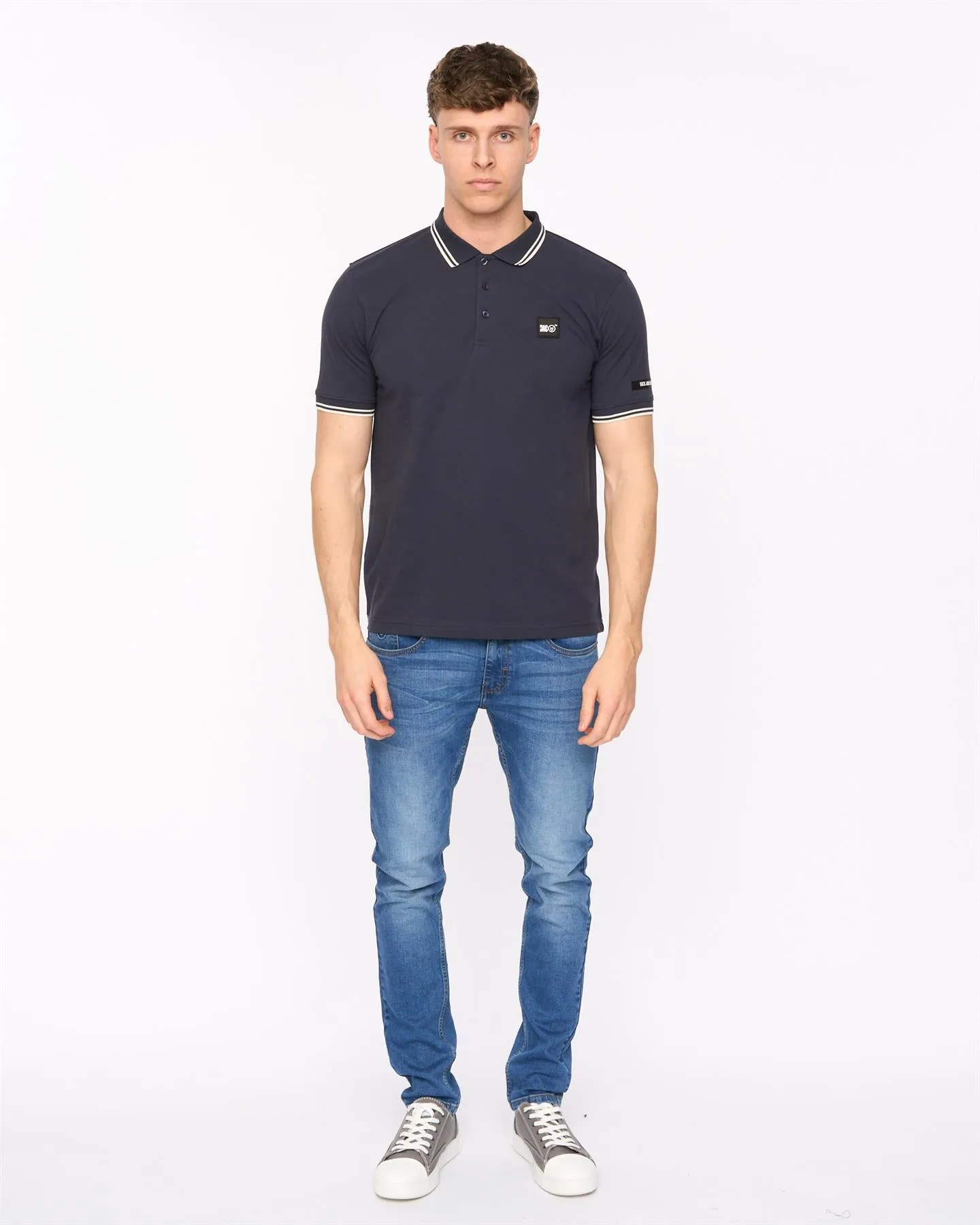 Wrentham Polo Denim Blue sold by Duck and Cover product image thumbnail 2