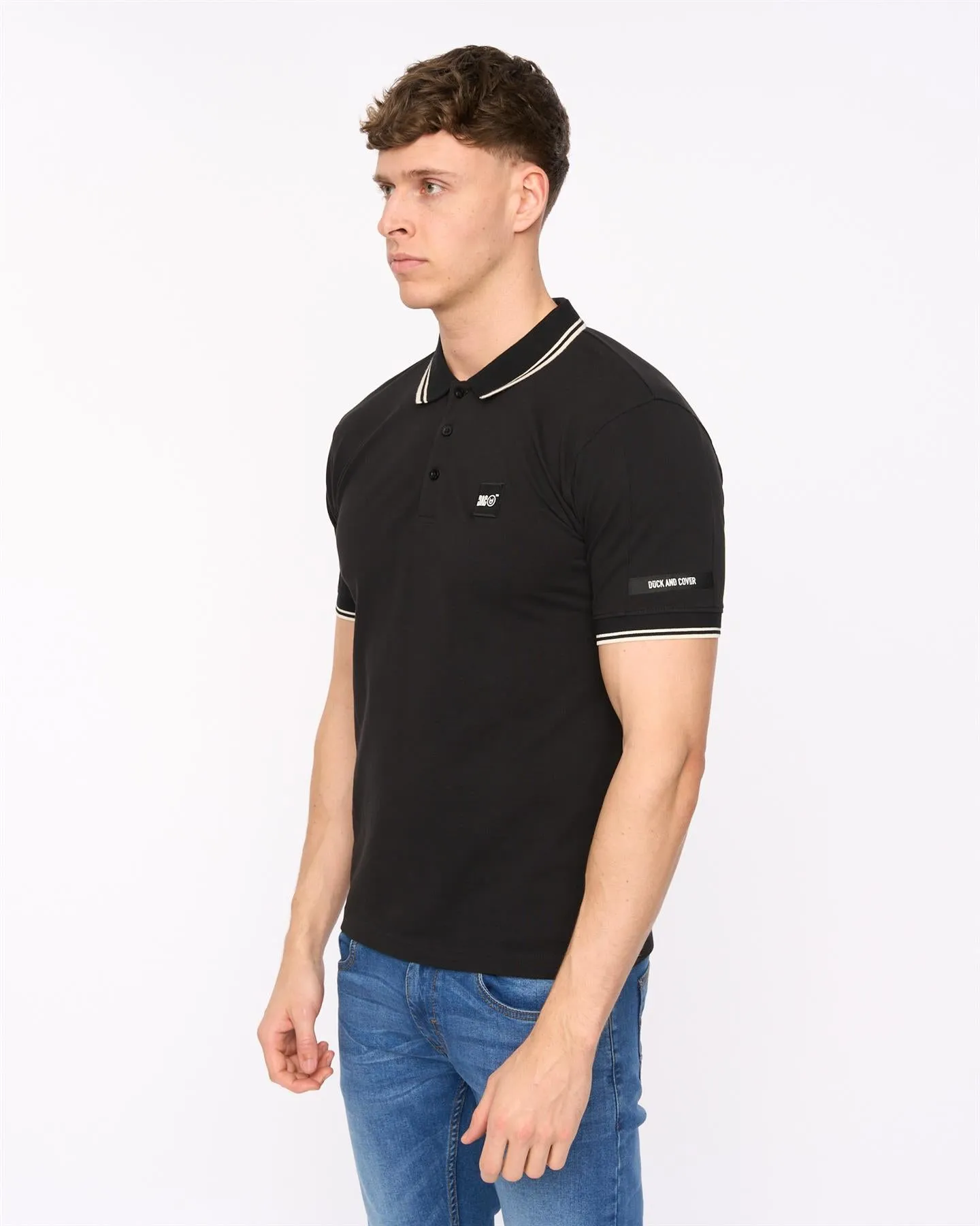 Wrentham Polo Black sold by Duck and Cover product image thumbnail 3