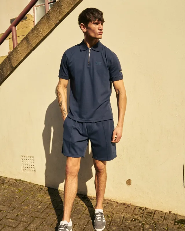 Sherborn Polo & Short Navy made by Duck and Cover