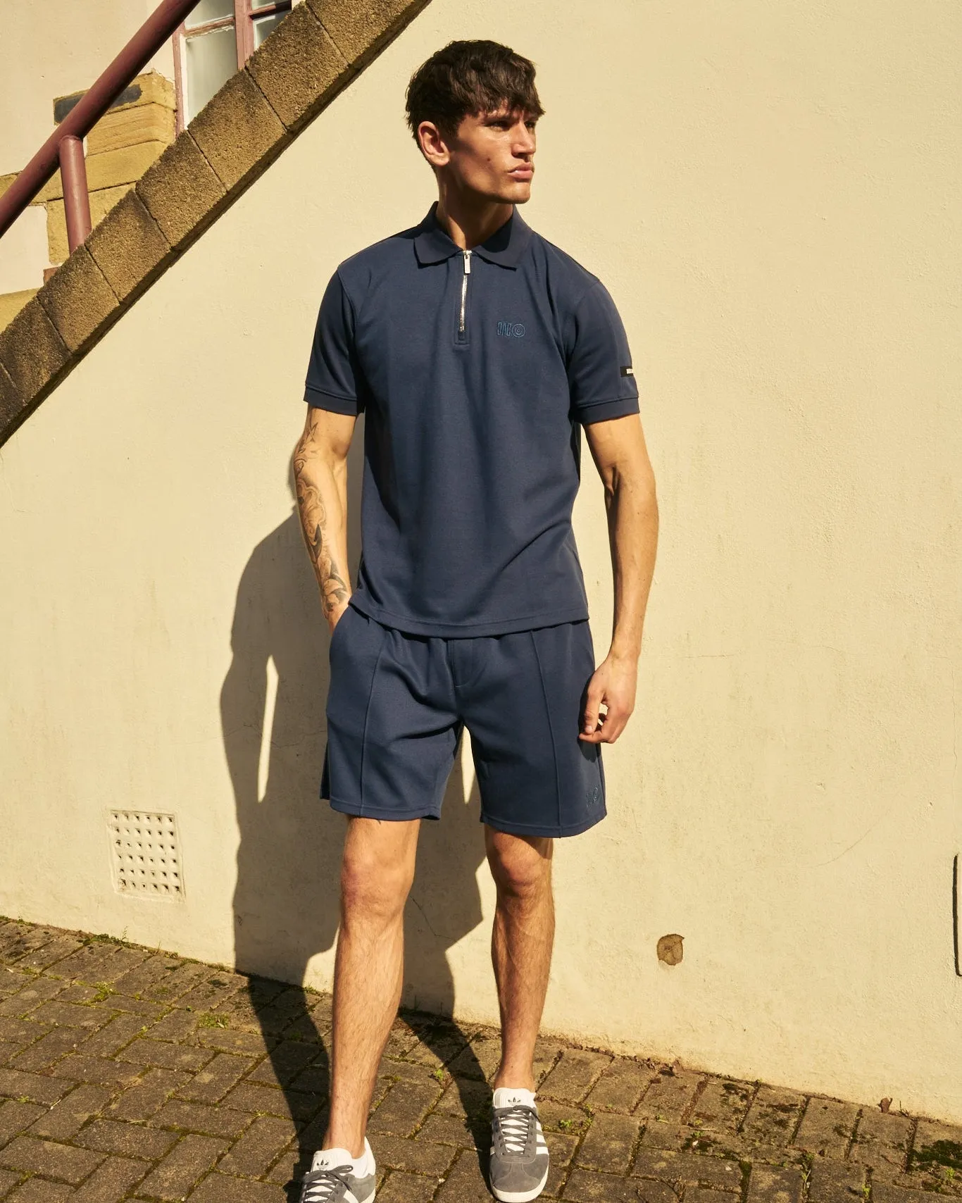 Sherborn Polo & Short Navy sold by Duck and Cover