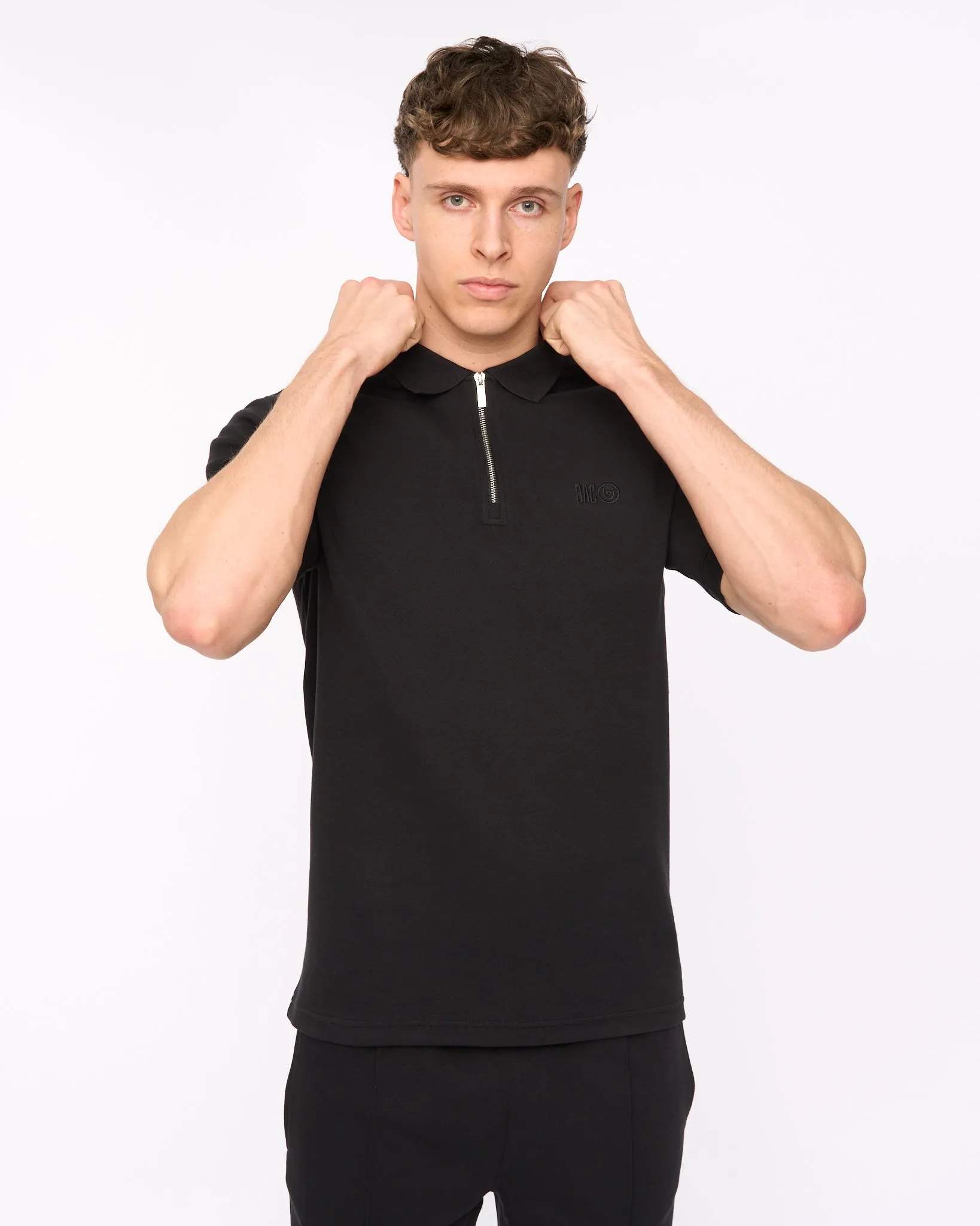 Sherborn Polo & Short Black sold by Duck and Cover product image thumbnail 3