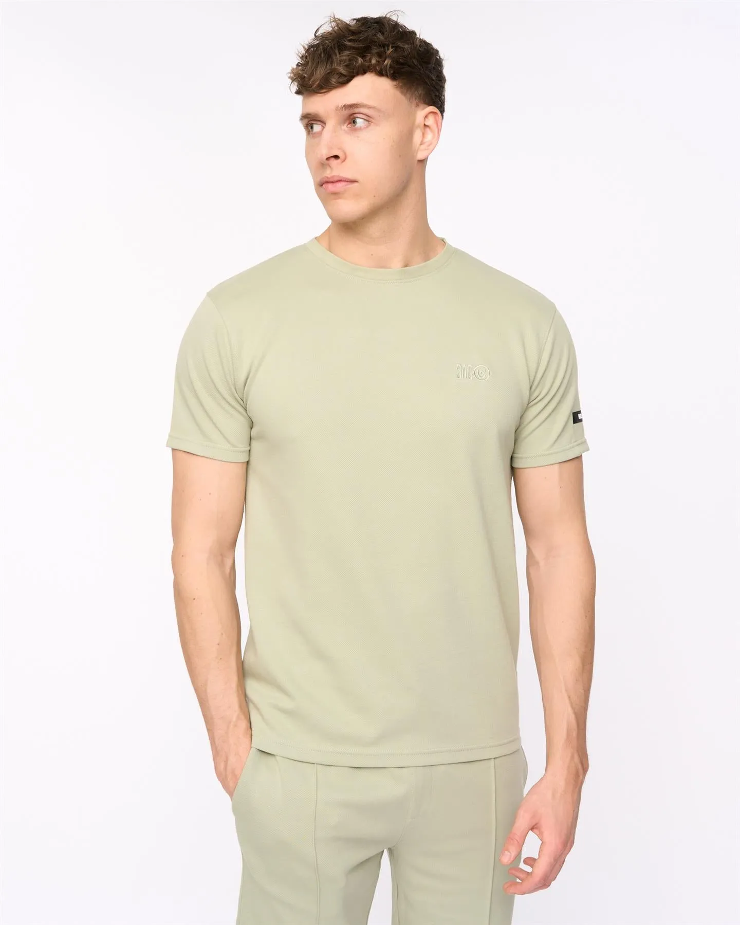 Sherborn T-Shirt Light Olive sold by Duck and Cover product image thumbnail 5