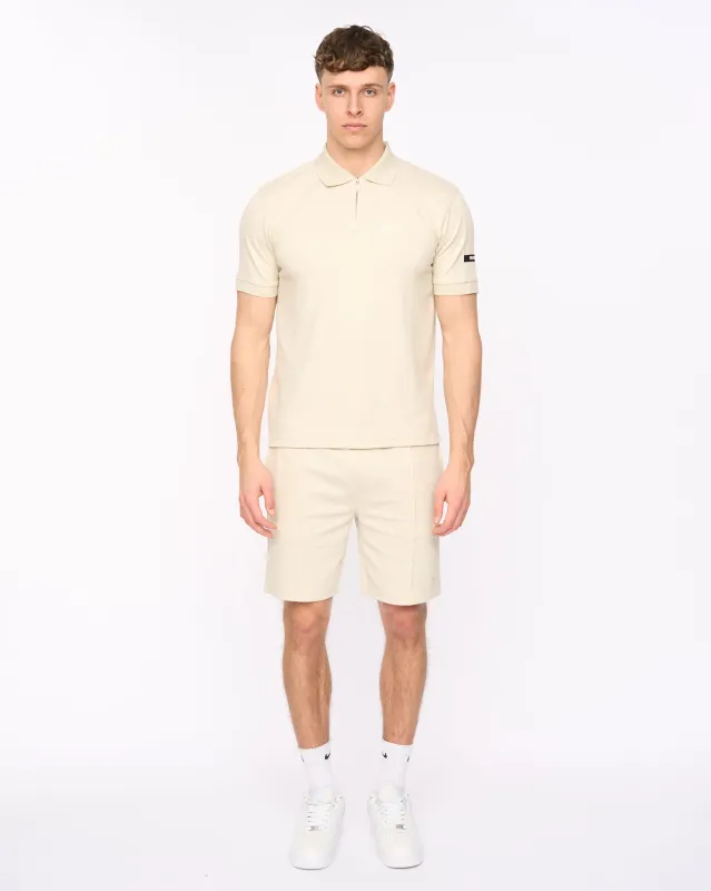 Sherborn Polo & Short Light Stone made by Duck and Cover