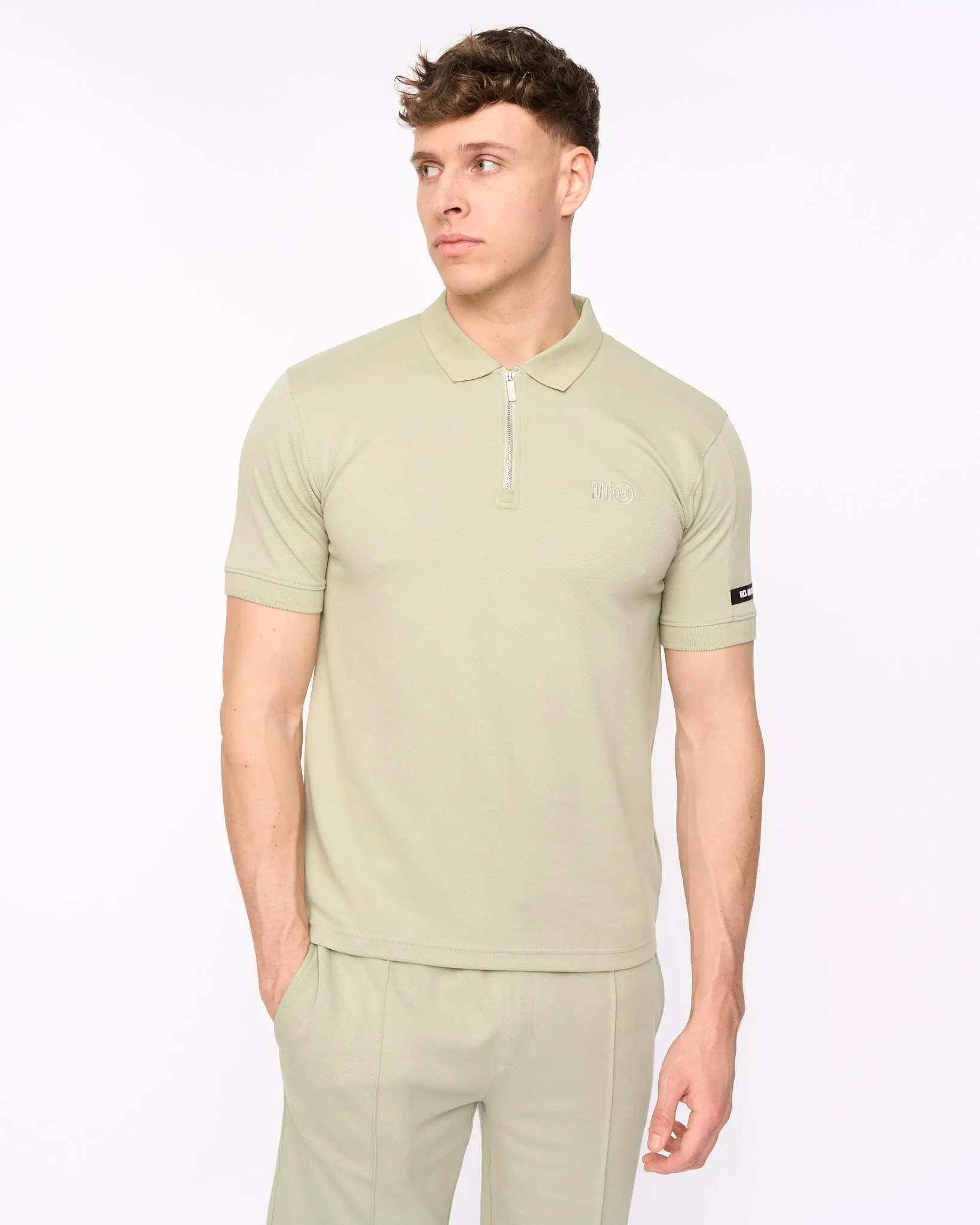 Sherborn Polo & Short Light Olive sold by Duck and Cover product image thumbnail 3