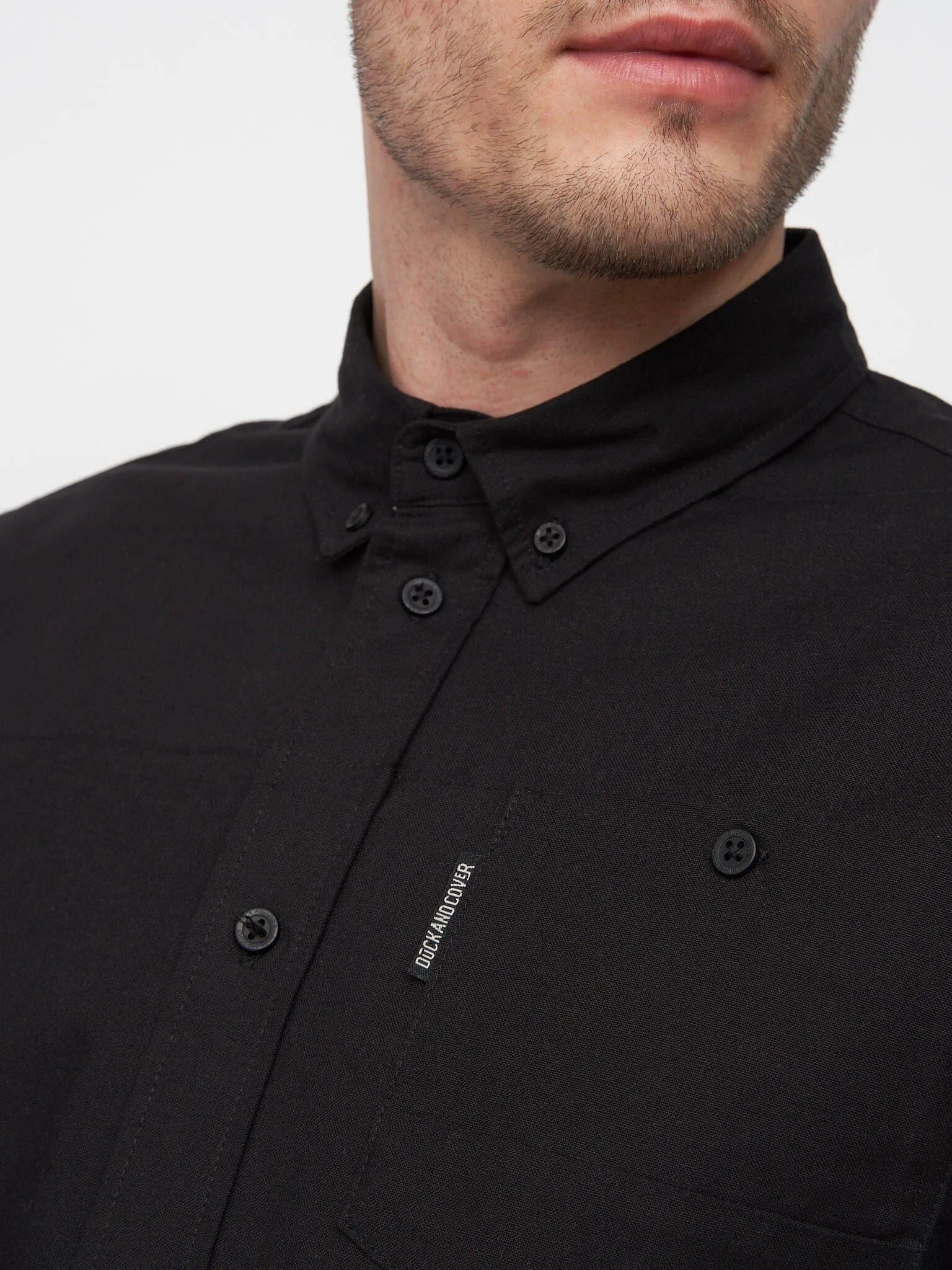 Kramlet Short Sleeve Shirt Black sold by Duck and Cover product image thumbnail 5