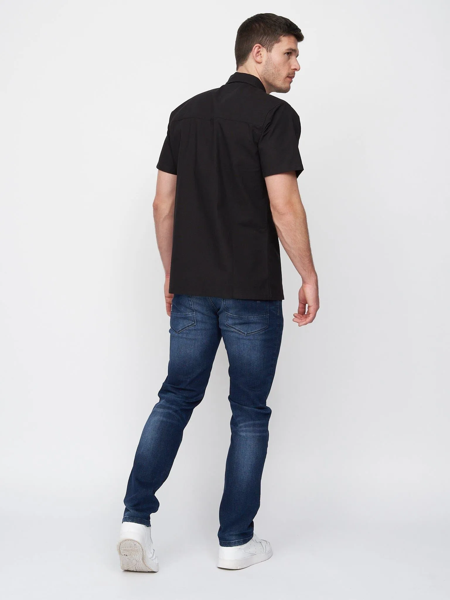 Kramlet Short Sleeve Shirt Black sold by Duck and Cover product image thumbnail 4