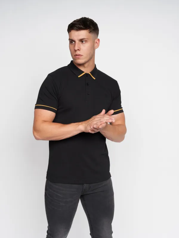 Trippere Polo Black made by Duck and Cover