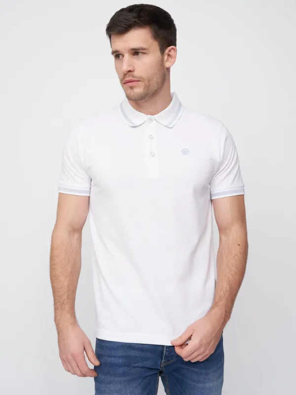 Feltar Polo White made by Duck and Cover