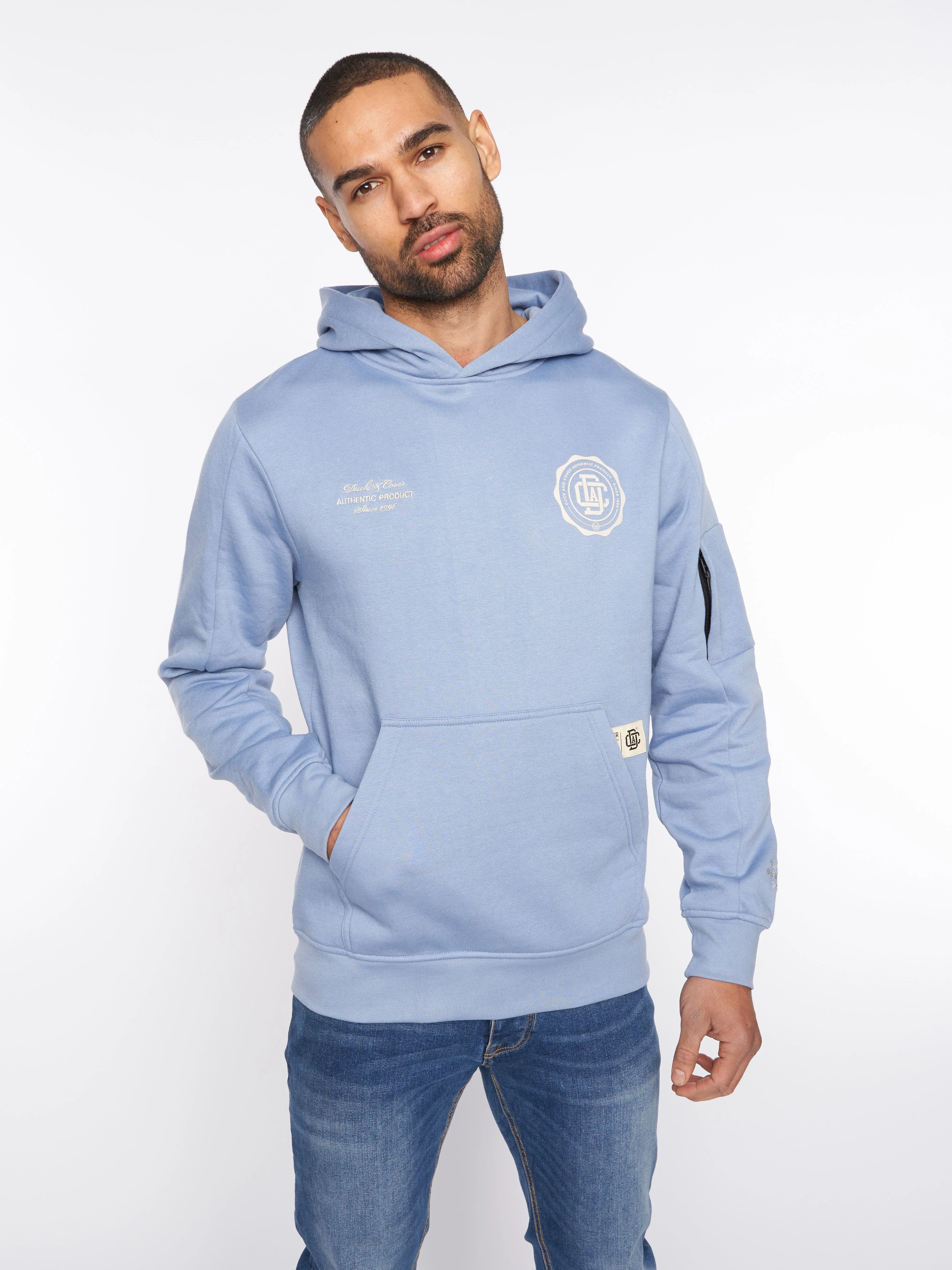 Keyaan Hoodie Blue sold by Duck and Cover product image thumbnail 5