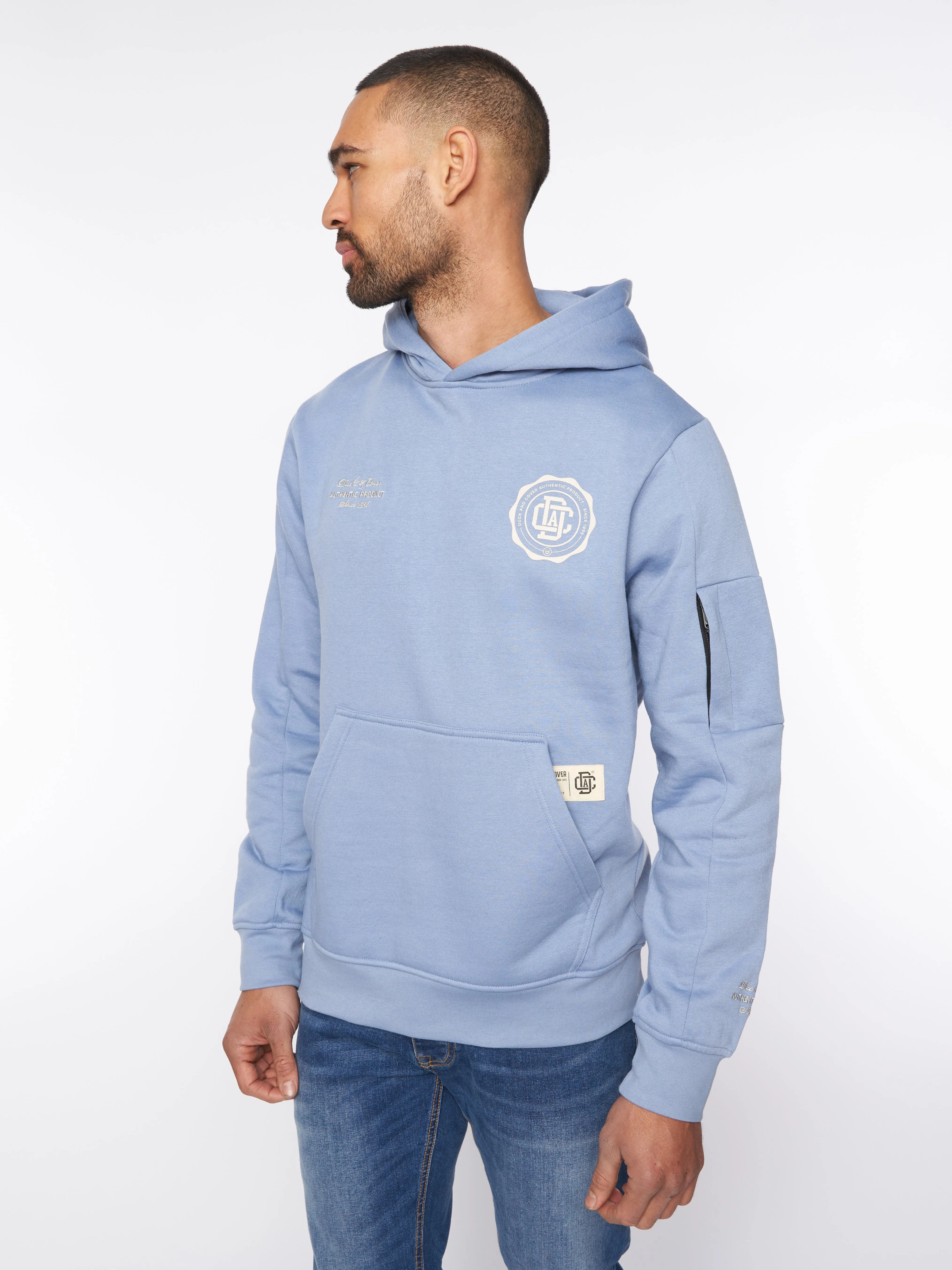 Keyaan Hoodie Blue sold by Duck and Cover product image thumbnail 4