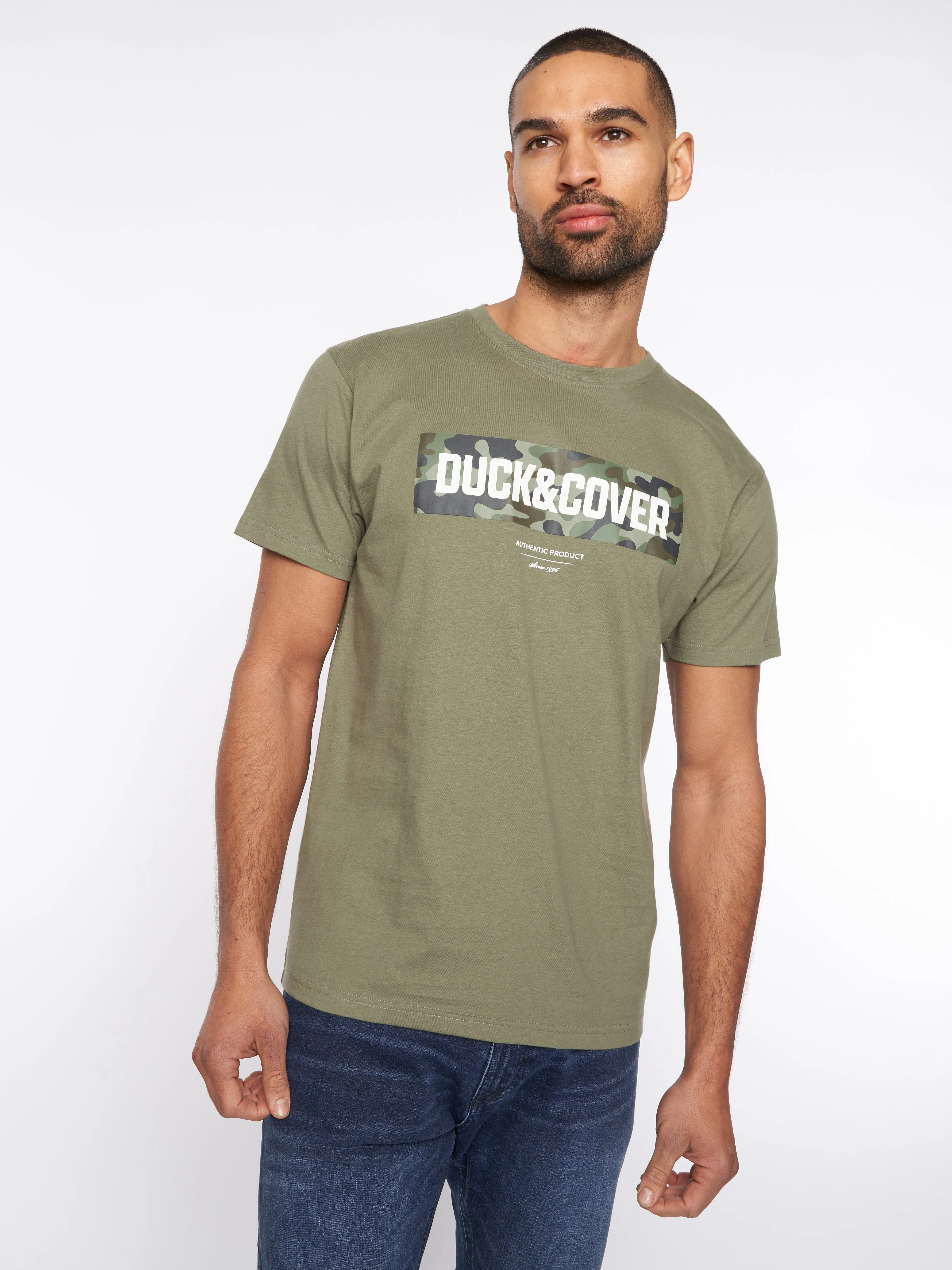 Davilo T-Shirt Khaki Green sold by Duck and Cover product image thumbnail 5