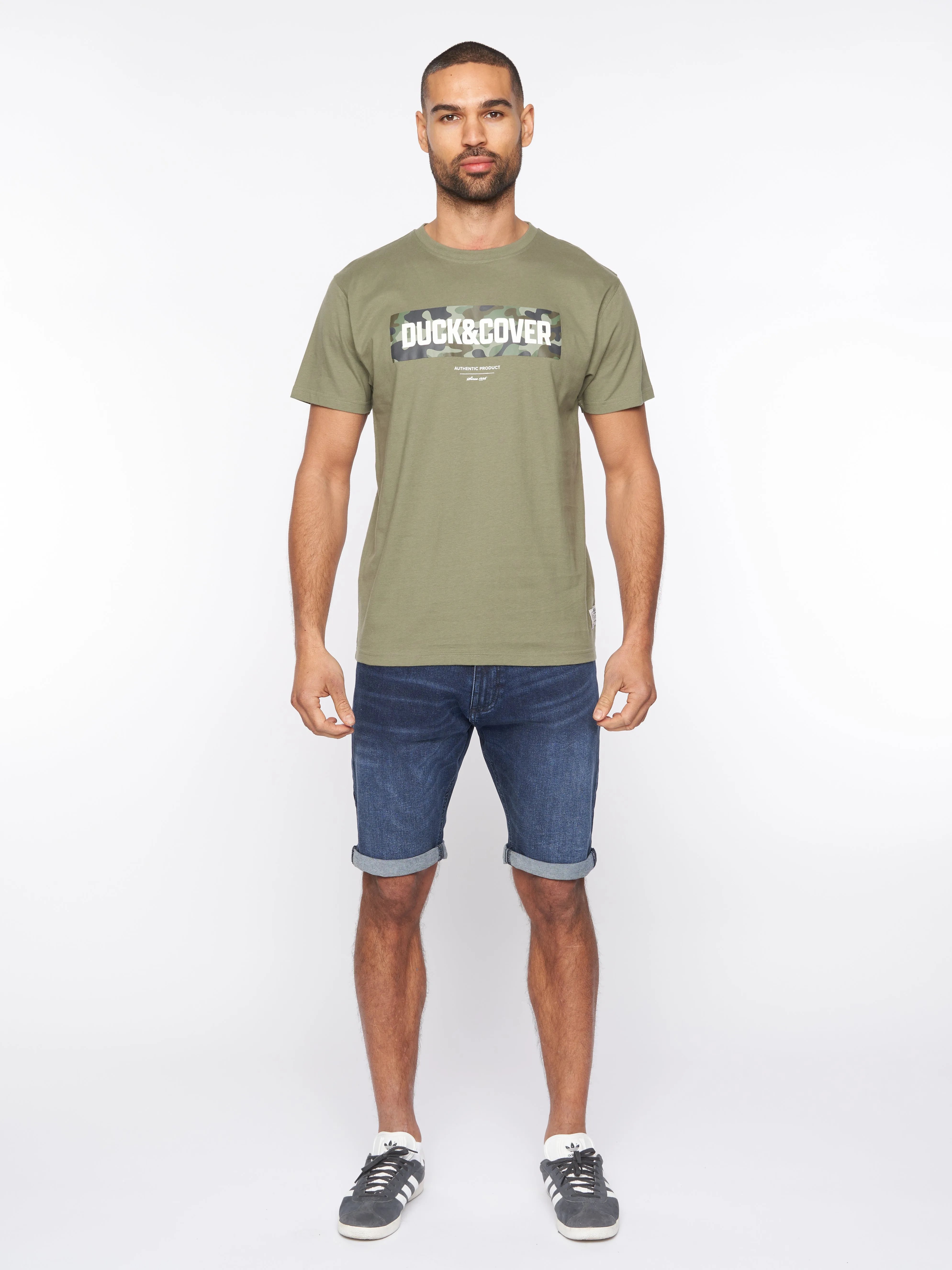 Davilo T-Shirt Khaki Green sold by Duck and Cover product image thumbnail 3