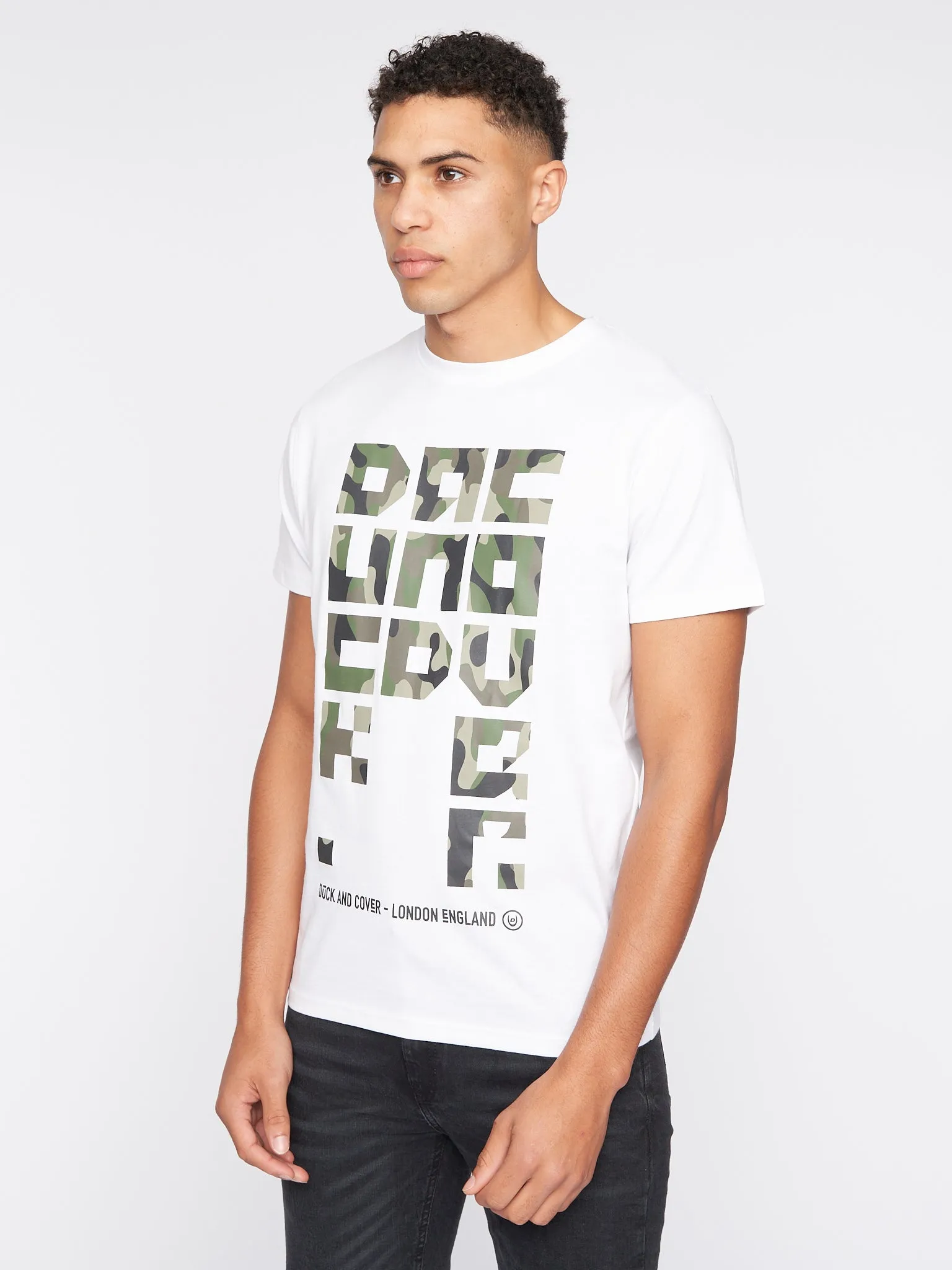 Camotown T-shirt White sold by Duck and Cover product image thumbnail 3