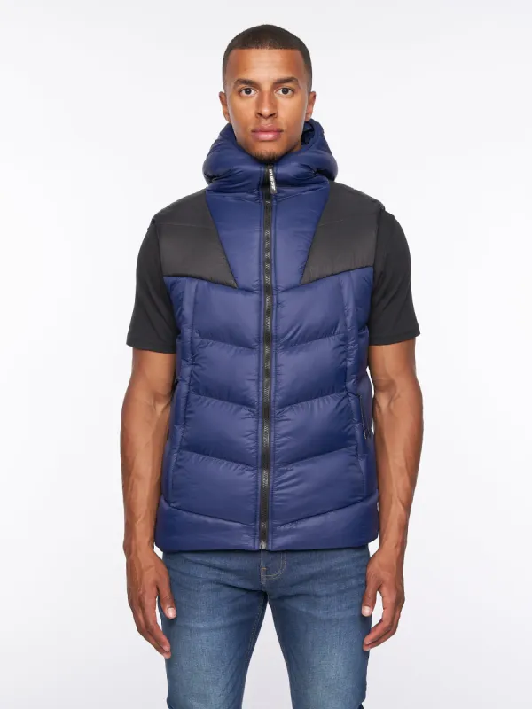 Raymax Gilet Navy sold by Duck and Cover