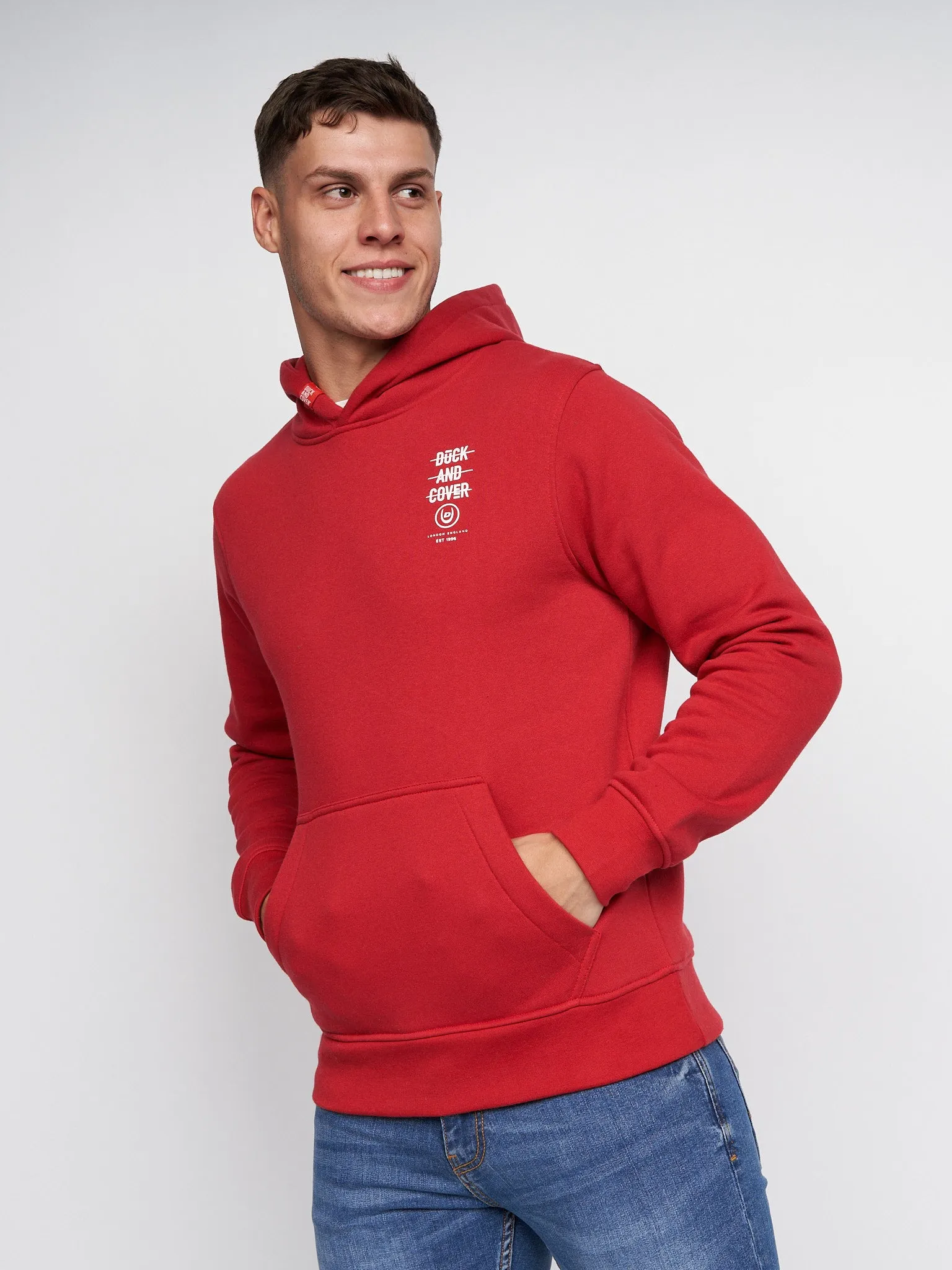 Lenta Hoodie Red sold by Duck and Cover product image thumbnail 3