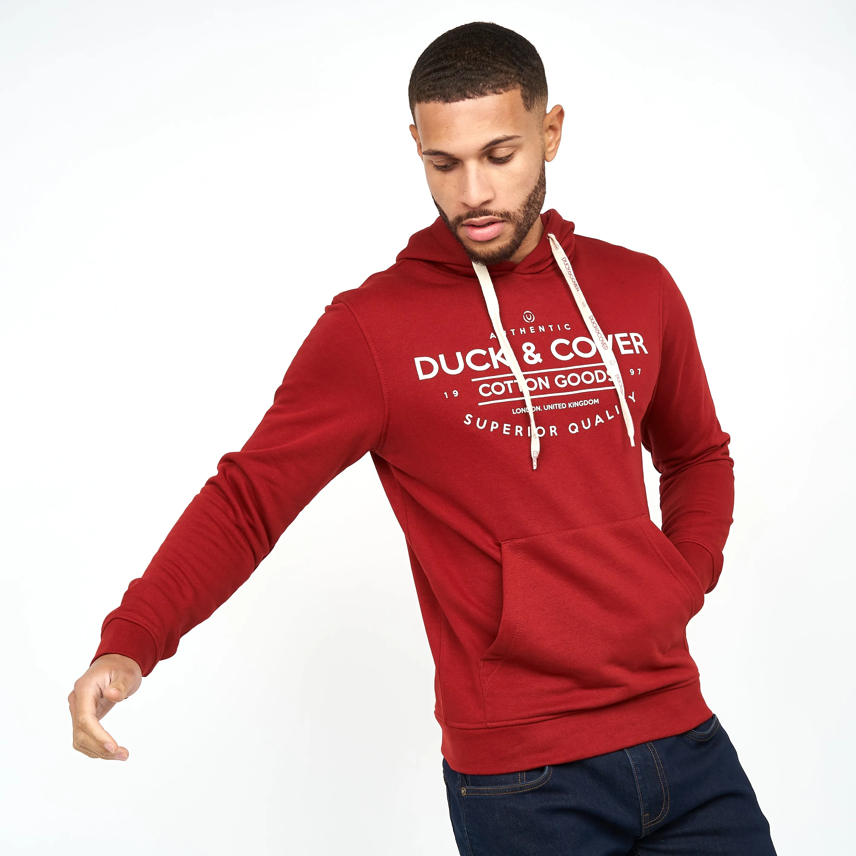 Gaius Hoodie Red sold by Duck and Cover product image thumbnail 2