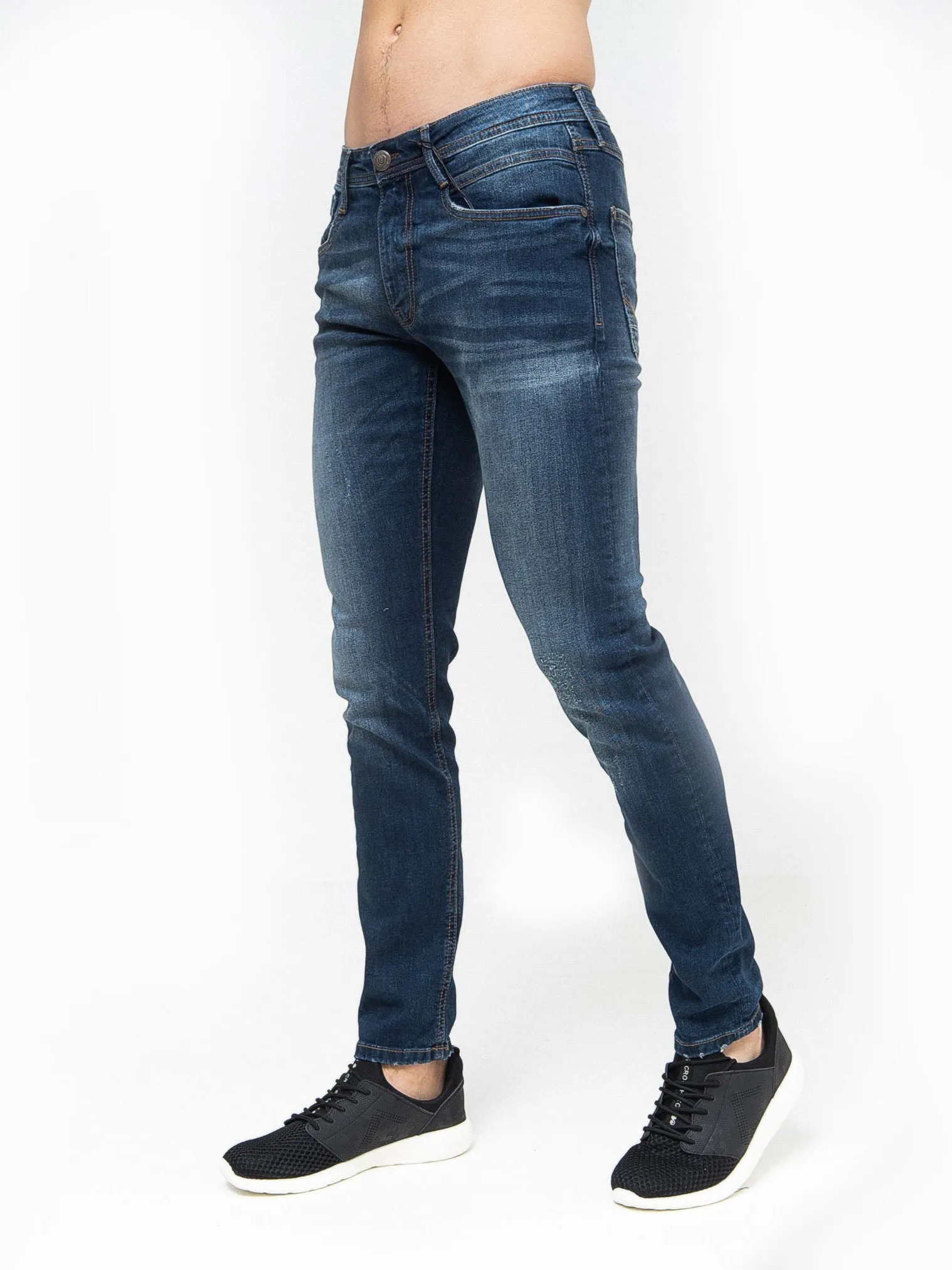 Tranfold Slim Fit Jeans Twin Pack Grey/Tinted Blue sold by Duck and Cover product image thumbnail 2