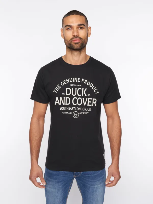 Kaylum T-Shirt Black sold by Duck and Cover