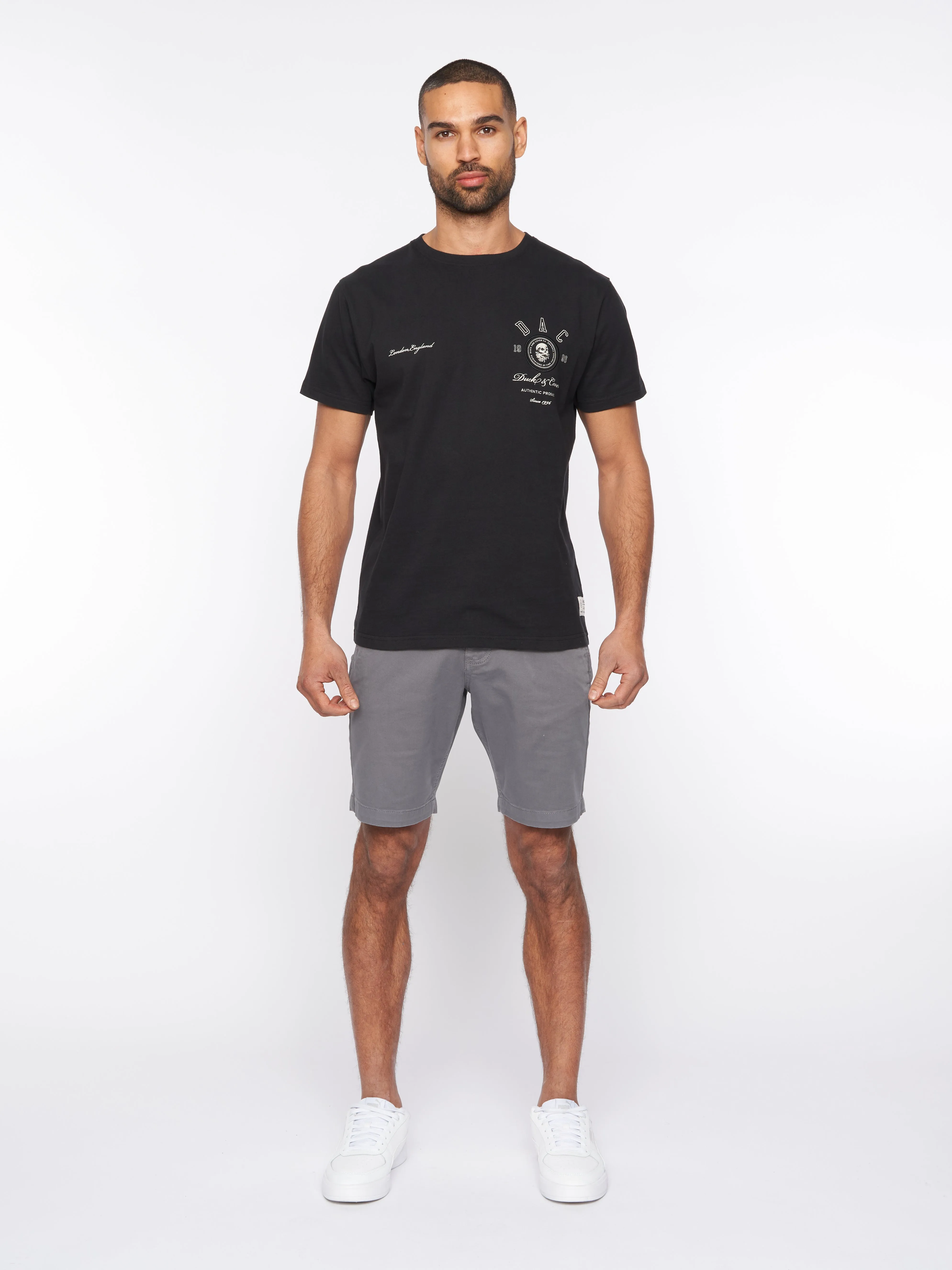 Moreshore Chino Shorts Dark Grey sold by Duck and Cover product image thumbnail 3