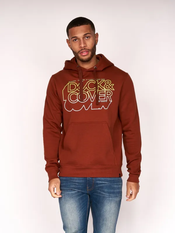 Fillberts Hoodie Brick Red sold by Duck and Cover