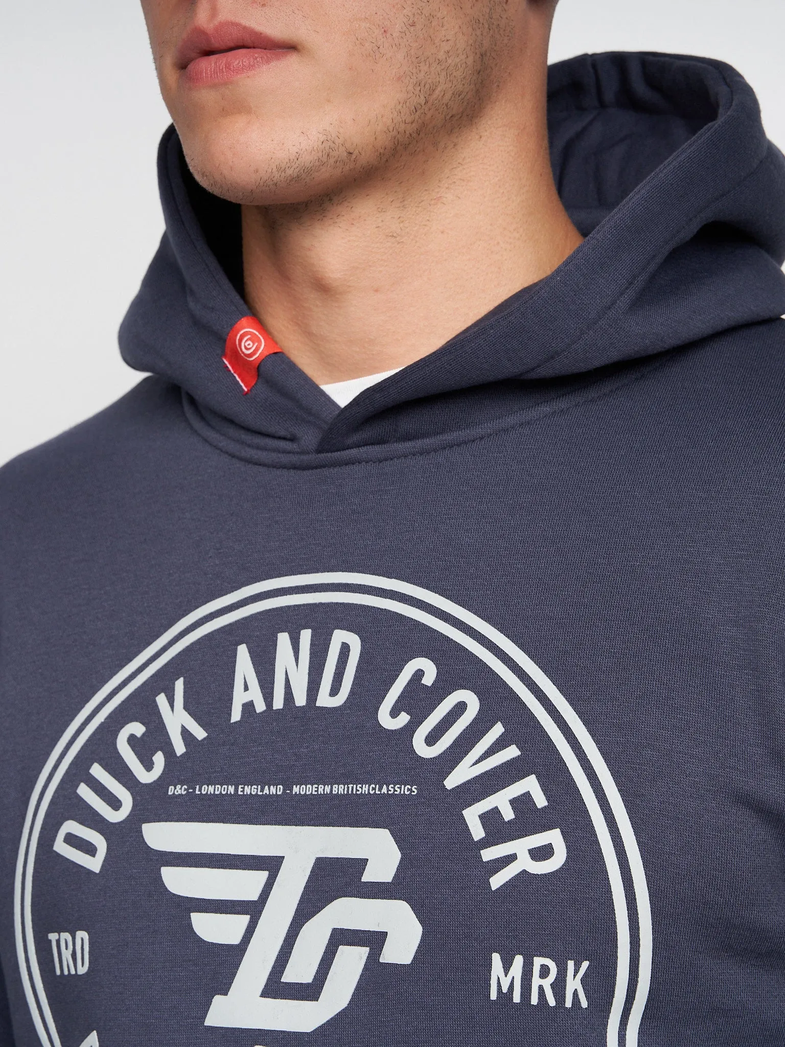 Addax Hoodie Navy sold by Duck and Cover product image thumbnail 5