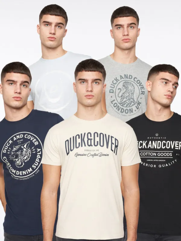 Ventmans T-Shirt 5pk Assorted sold by Duck and Cover