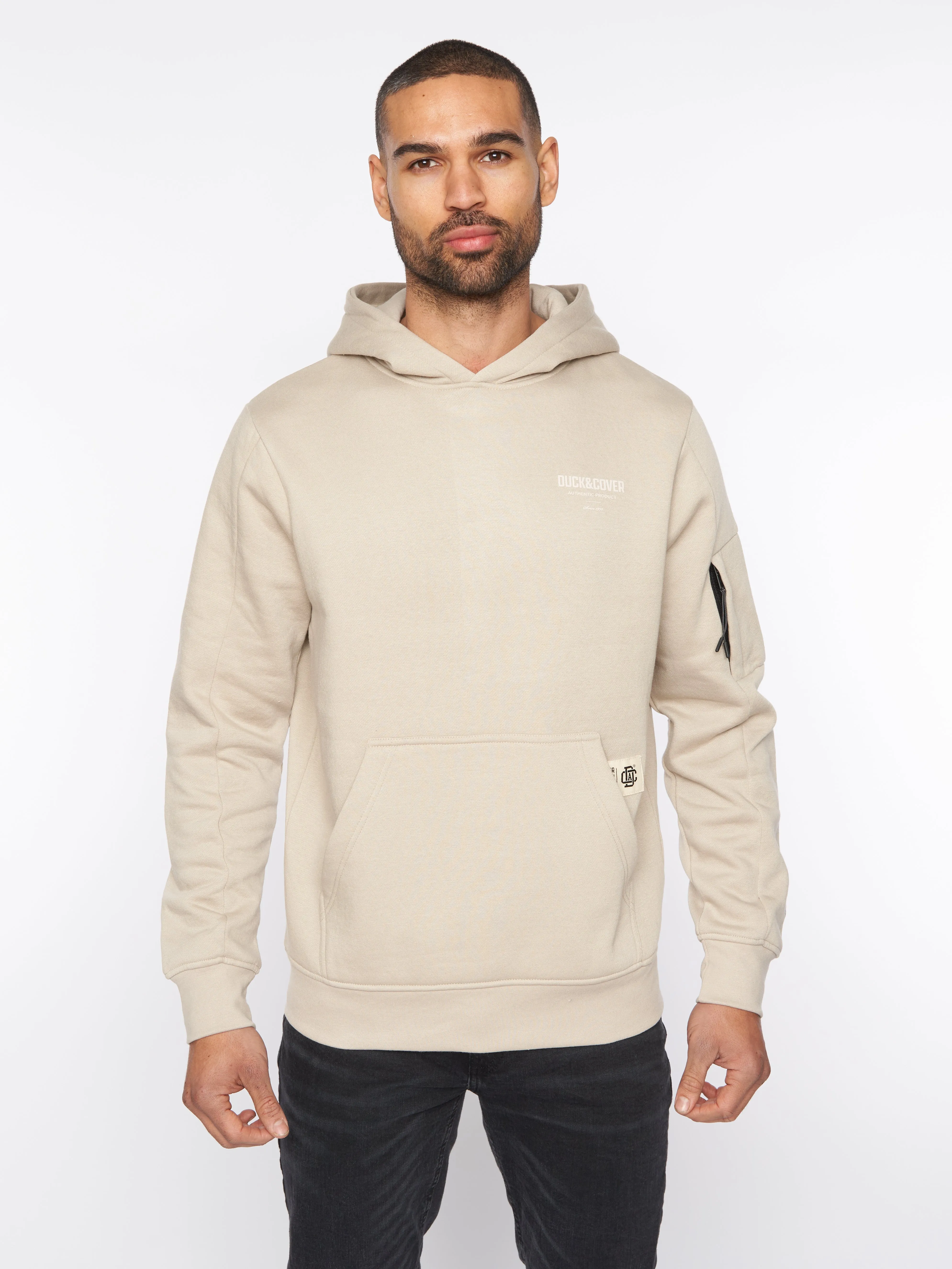 Lewys Hoodie Stone sold by Duck and Cover product image thumbnail 2