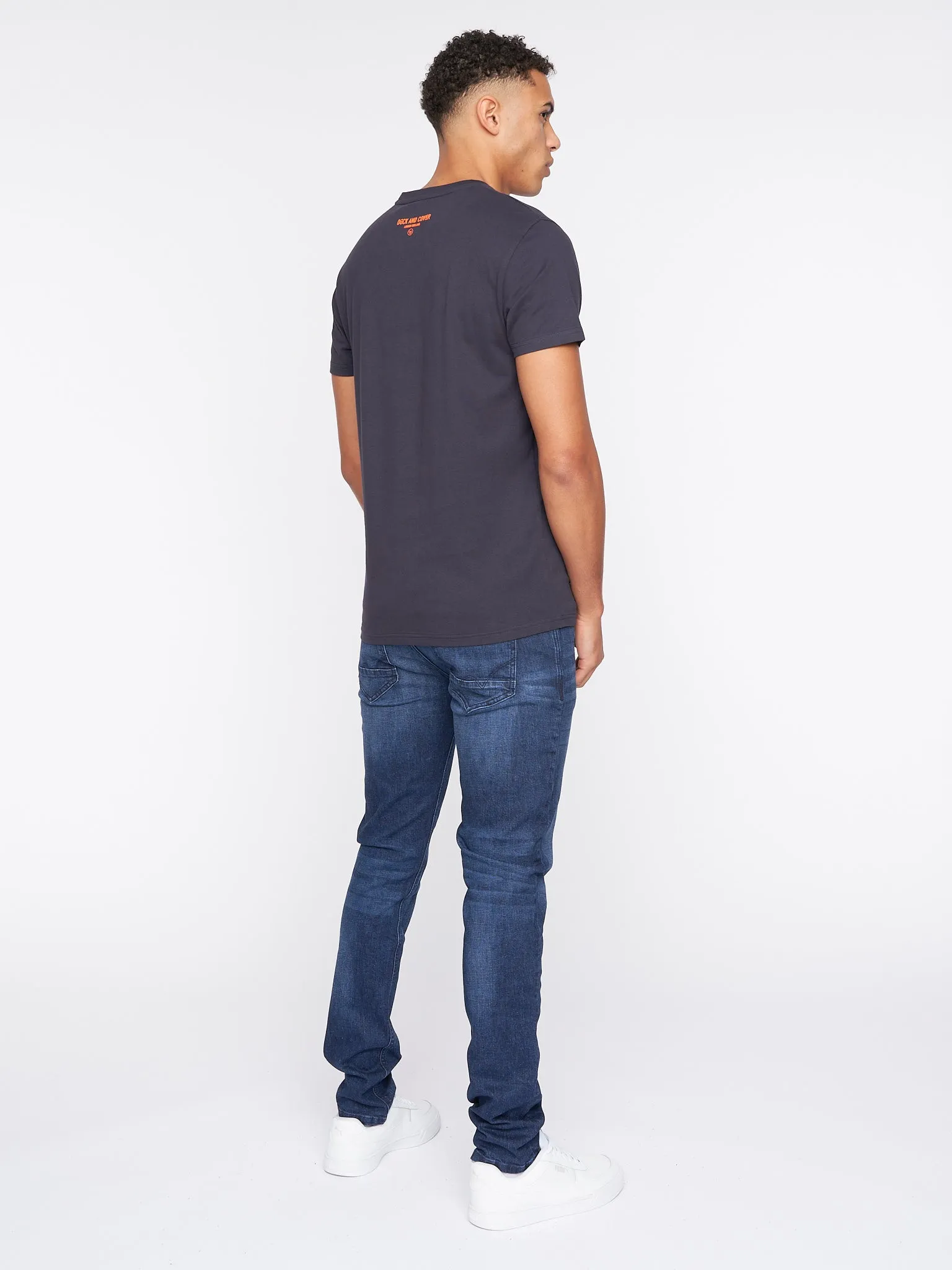 Tranfax T-Shirt Dark Navy sold by Duck and Cover product image thumbnail 4
