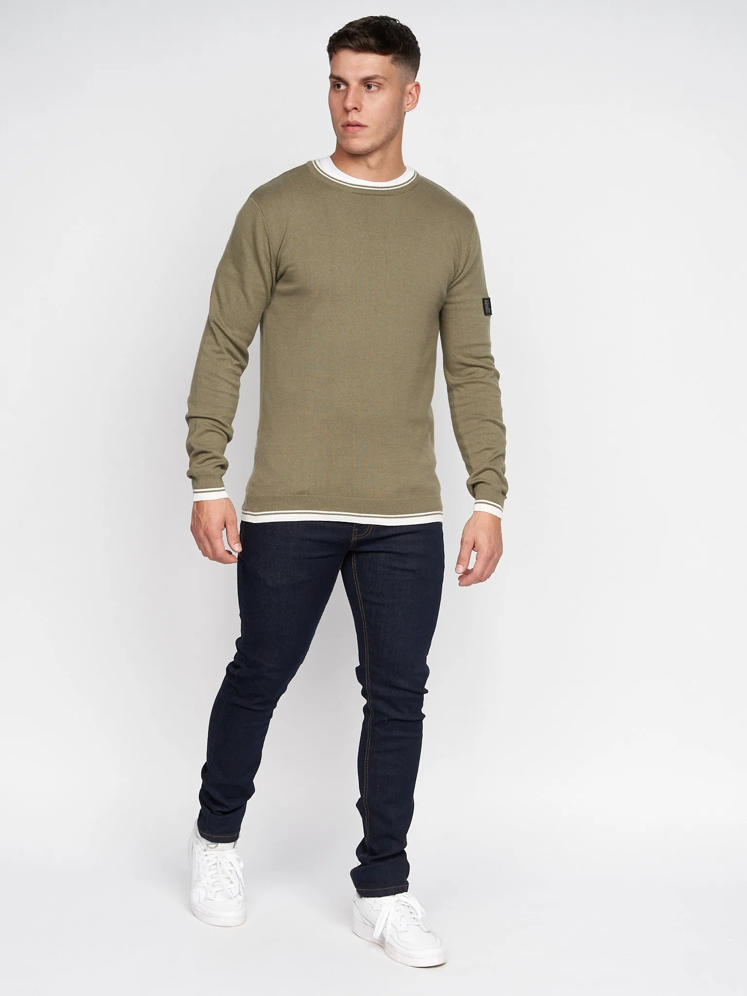 Papline Knit Olive sold by Duck and Cover product image thumbnail 4