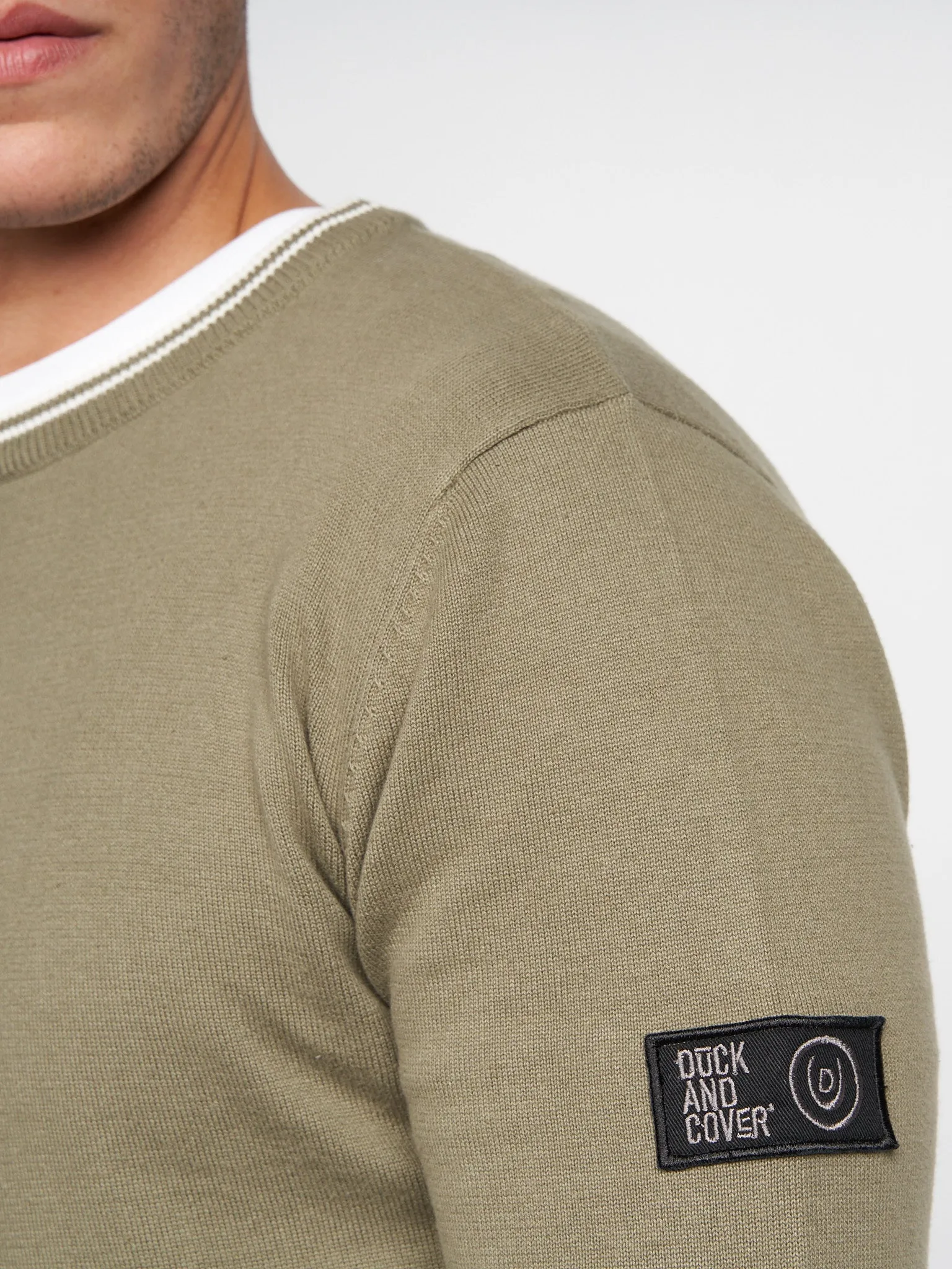 Papline Knit Olive sold by Duck and Cover product image thumbnail 5