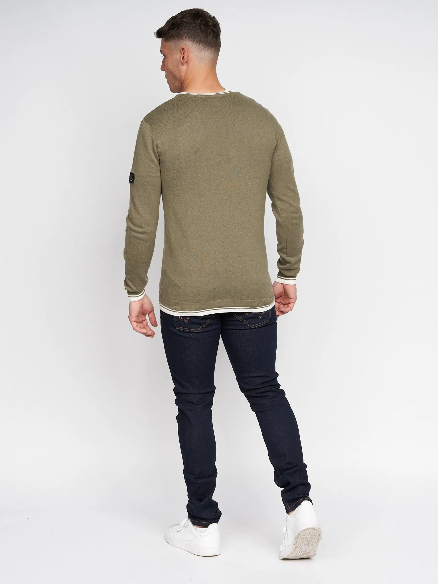 Papline Knit Olive sold by Duck and Cover product image thumbnail 3