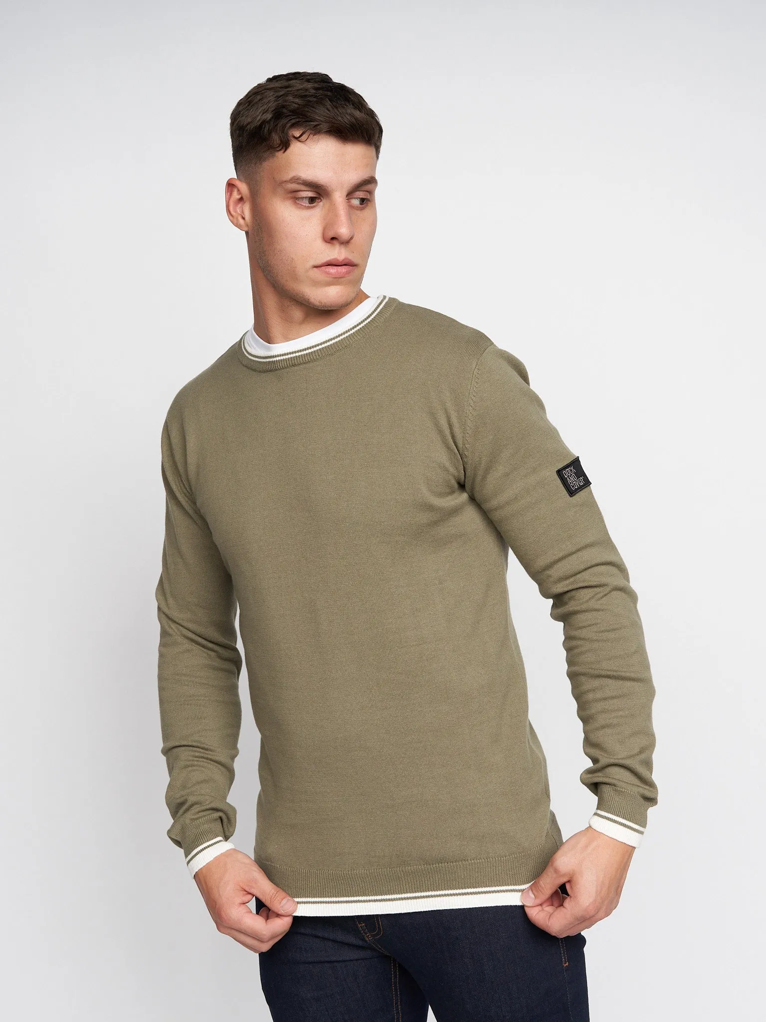 Papline Knit Olive sold by Duck and Cover product image thumbnail 2