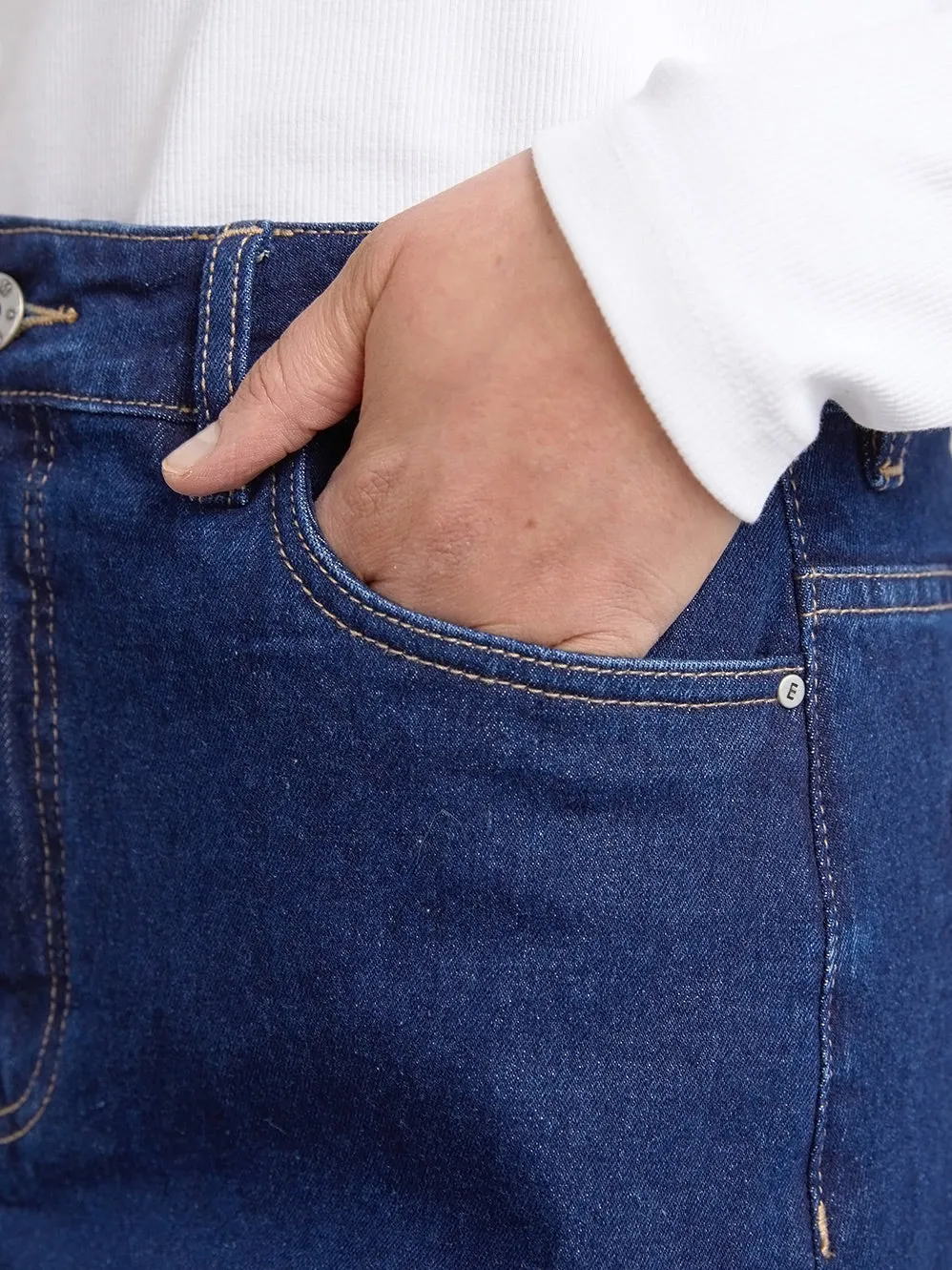 ELM ELOISE DENIM MIDI SKIRT sold by ENNI product image thumbnail 4