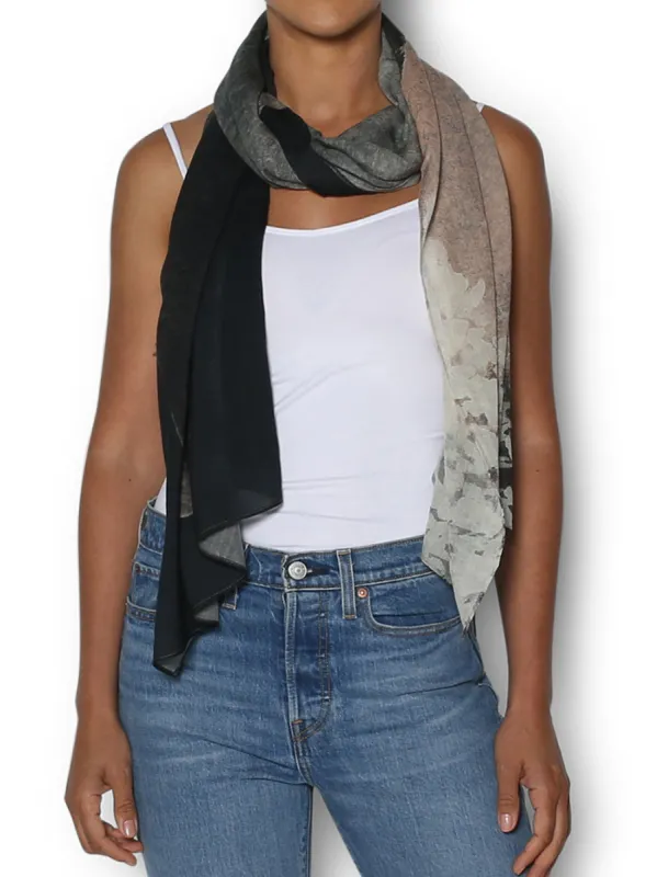 THE ARTISTS LABEL MOUNTAINS WOOL SCARF sold by ENNI