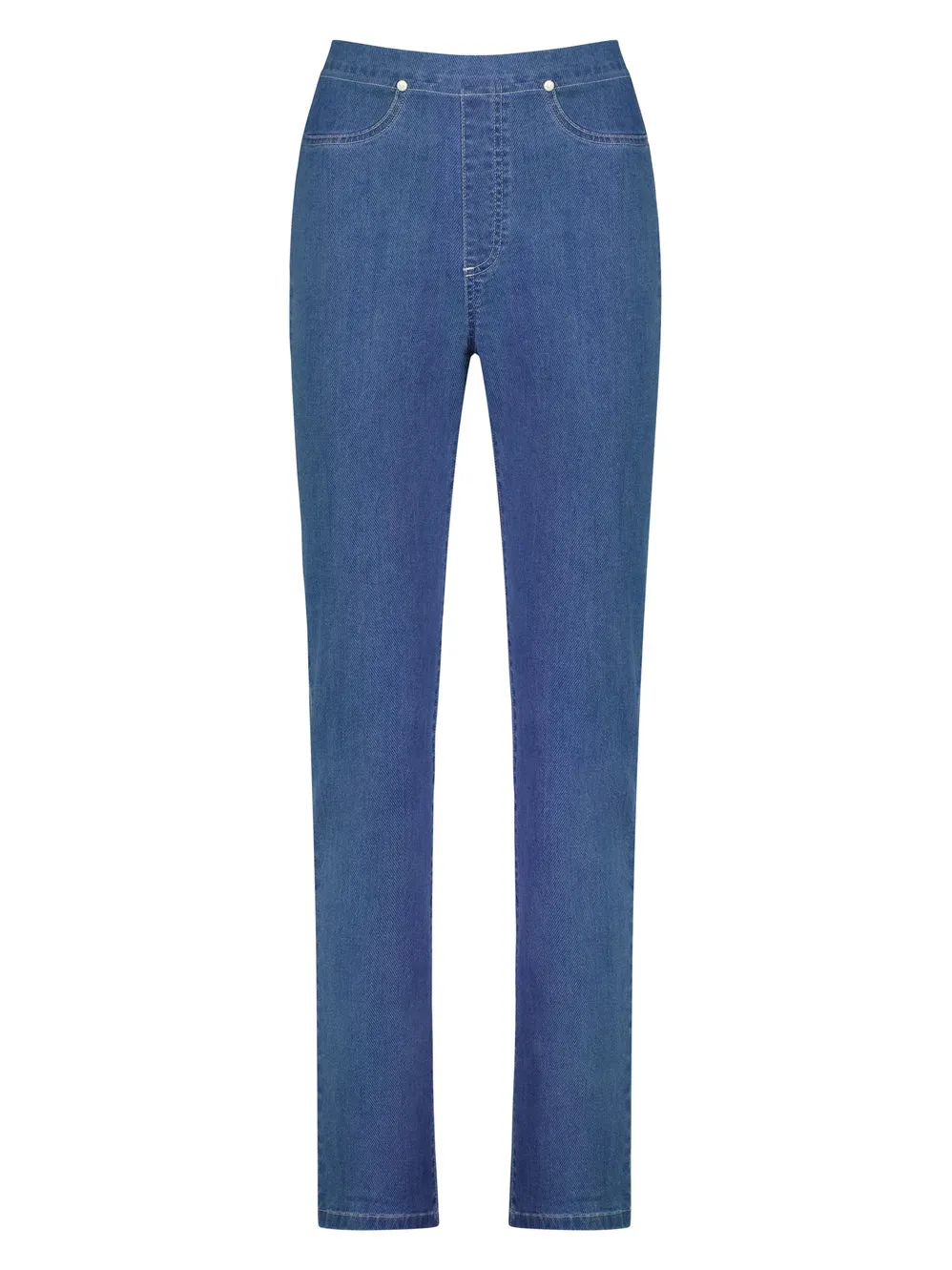 VASSALLI DENIM SLIM LEG PULL ON PANT sold by ENNI product image thumbnail 2