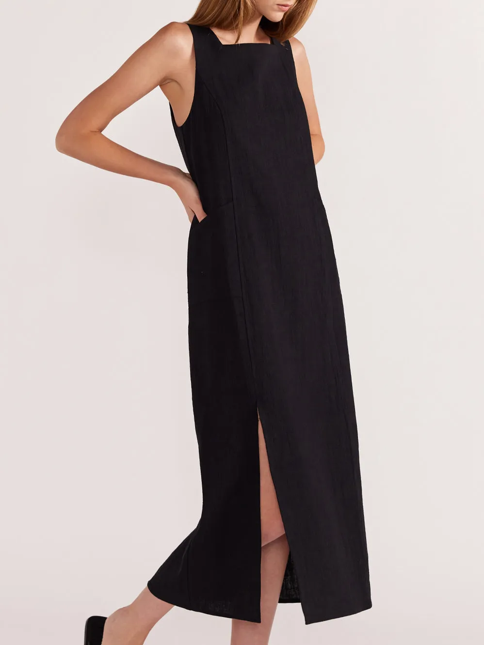 STAPLE THE LABEL HARPER MIDI SHIFT DRESS sold by ENNI product image thumbnail 3