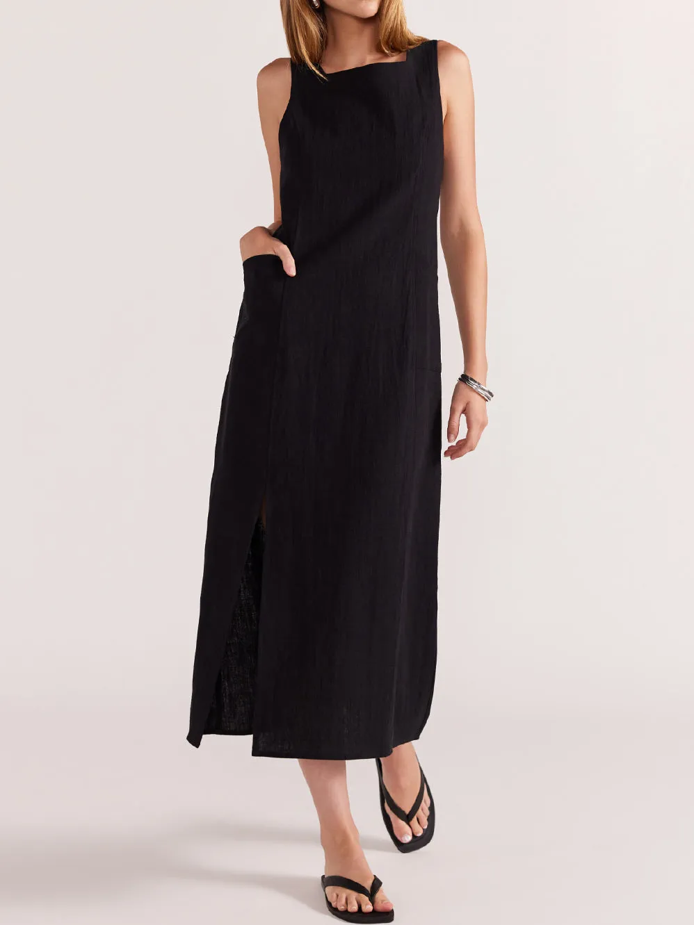 STAPLE THE LABEL HARPER MIDI SHIFT DRESS sold by ENNI product image thumbnail 2