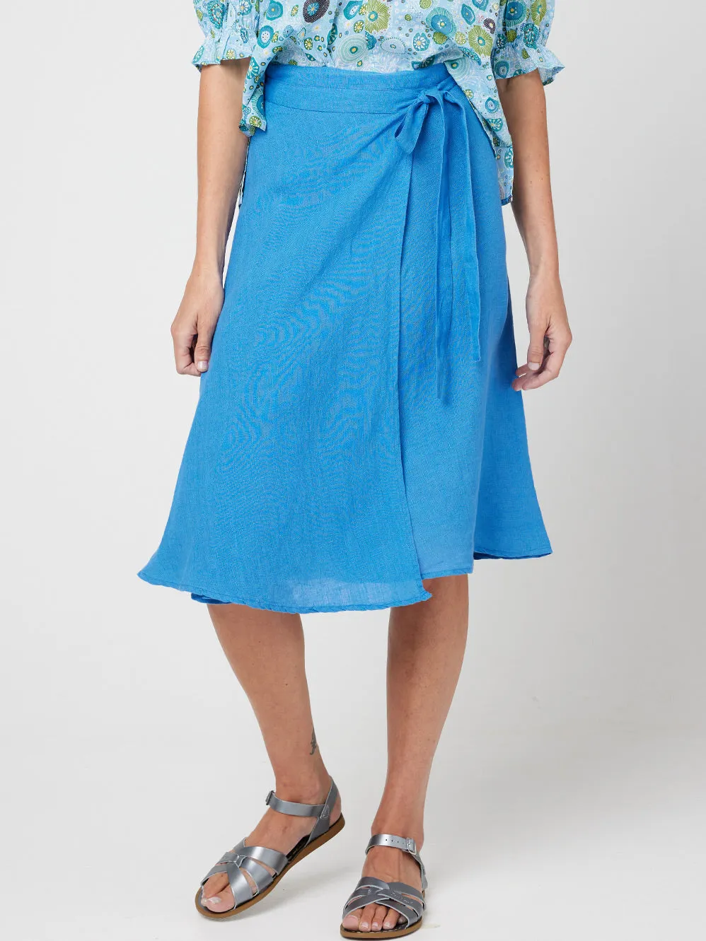 CAKE LINEN WRAP SKIRT sold by ENNI product image thumbnail 2