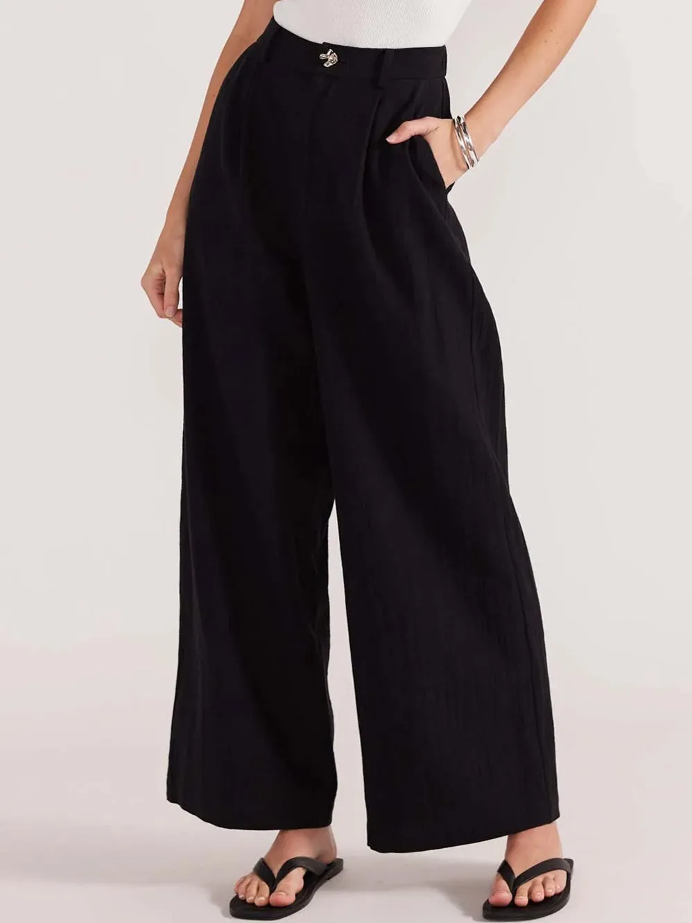 STAPLE THE LABEL HARPER WIDE LEG PANT sold by ENNI