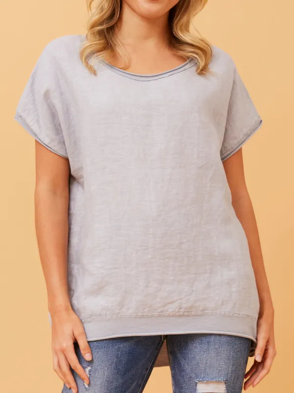 BOTTEGA MODA LUREX DETAIL TOP sold by ENNI