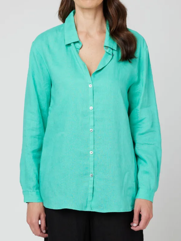 CAKE LINEN BOYFRIEND SHIRT sold by ENNI