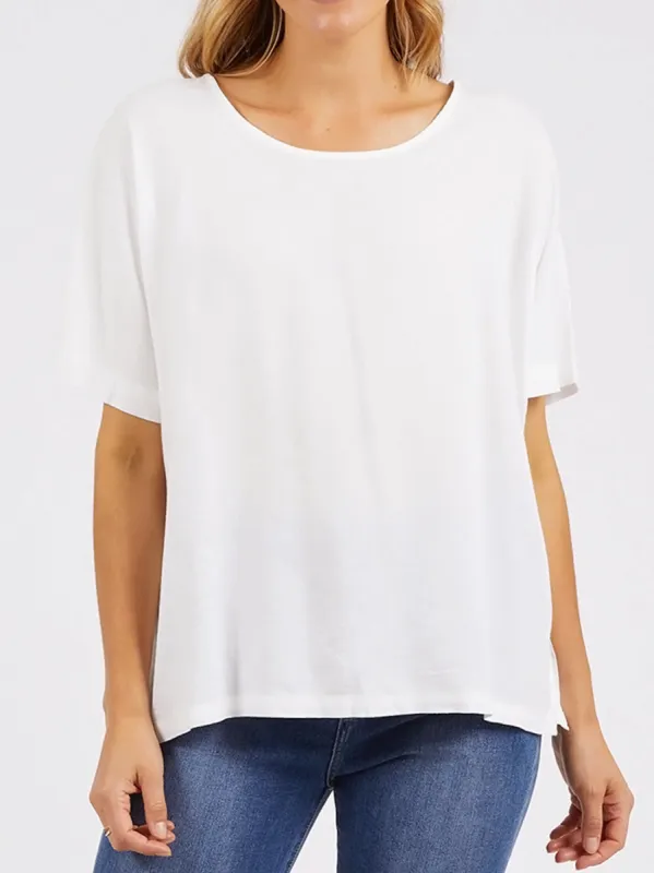 ELM CURTIS WOVEN SHORT SLEEVE TEE sold by ENNI