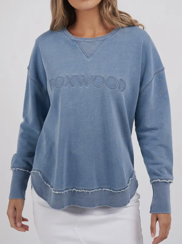 FOXWOOD WASHED SIMPLIFIED CREW made by ENNI
