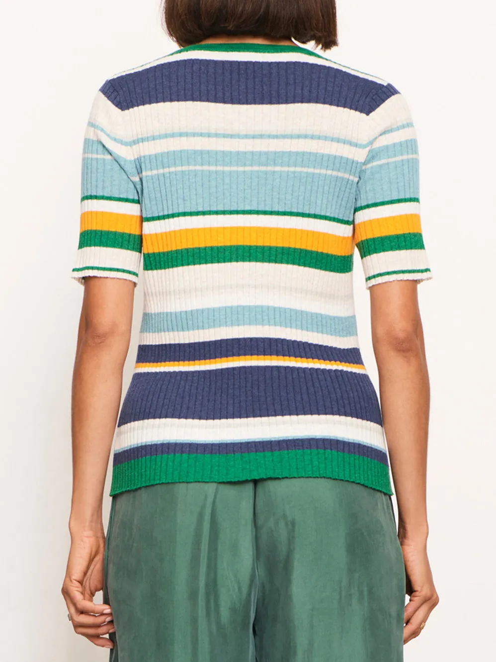 POL MULTI STRIPE KNIT TEE sold by ENNI product image thumbnail 3